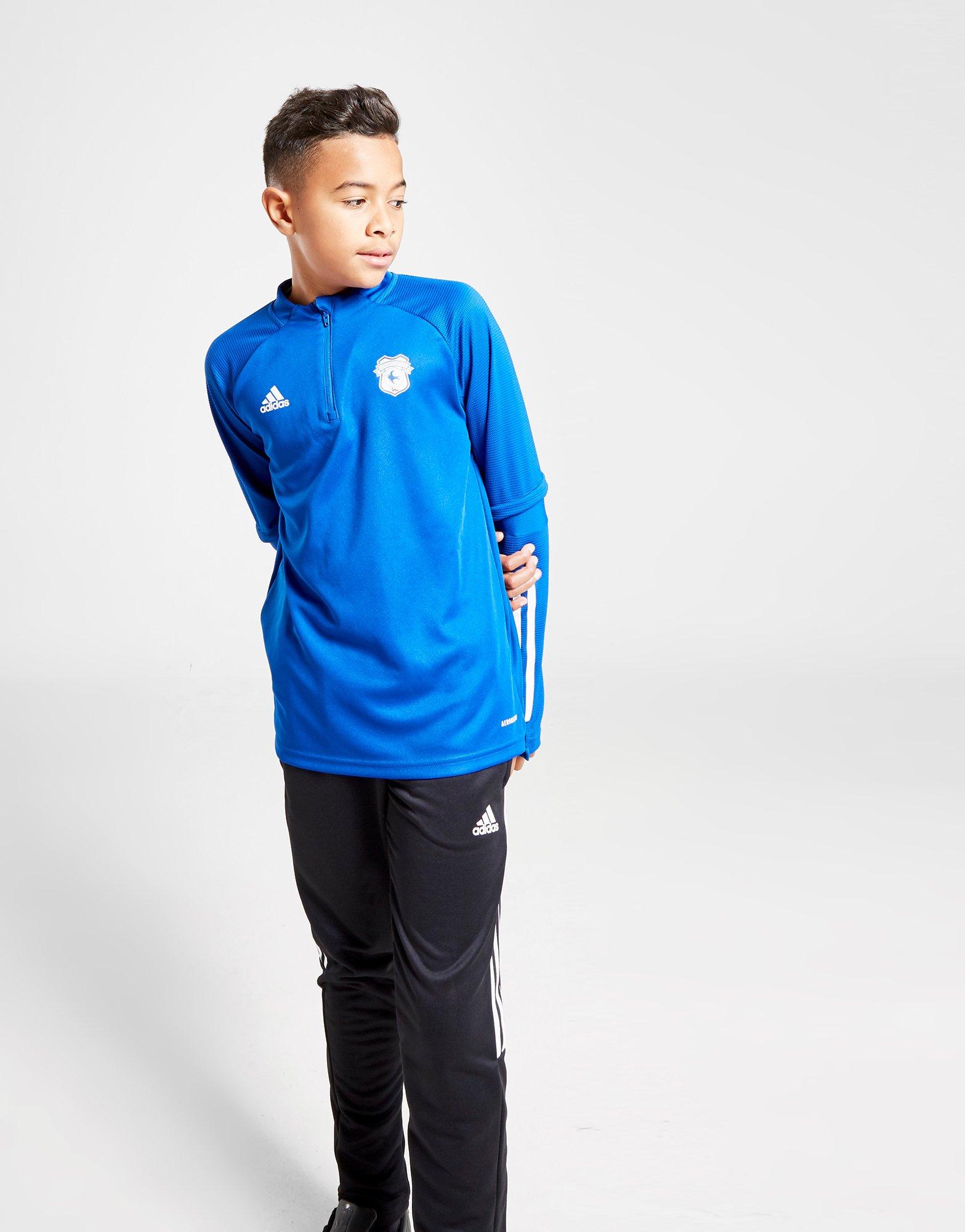 Blue adidas Cardiff City FC Training Top Junior JD Sports Ireland