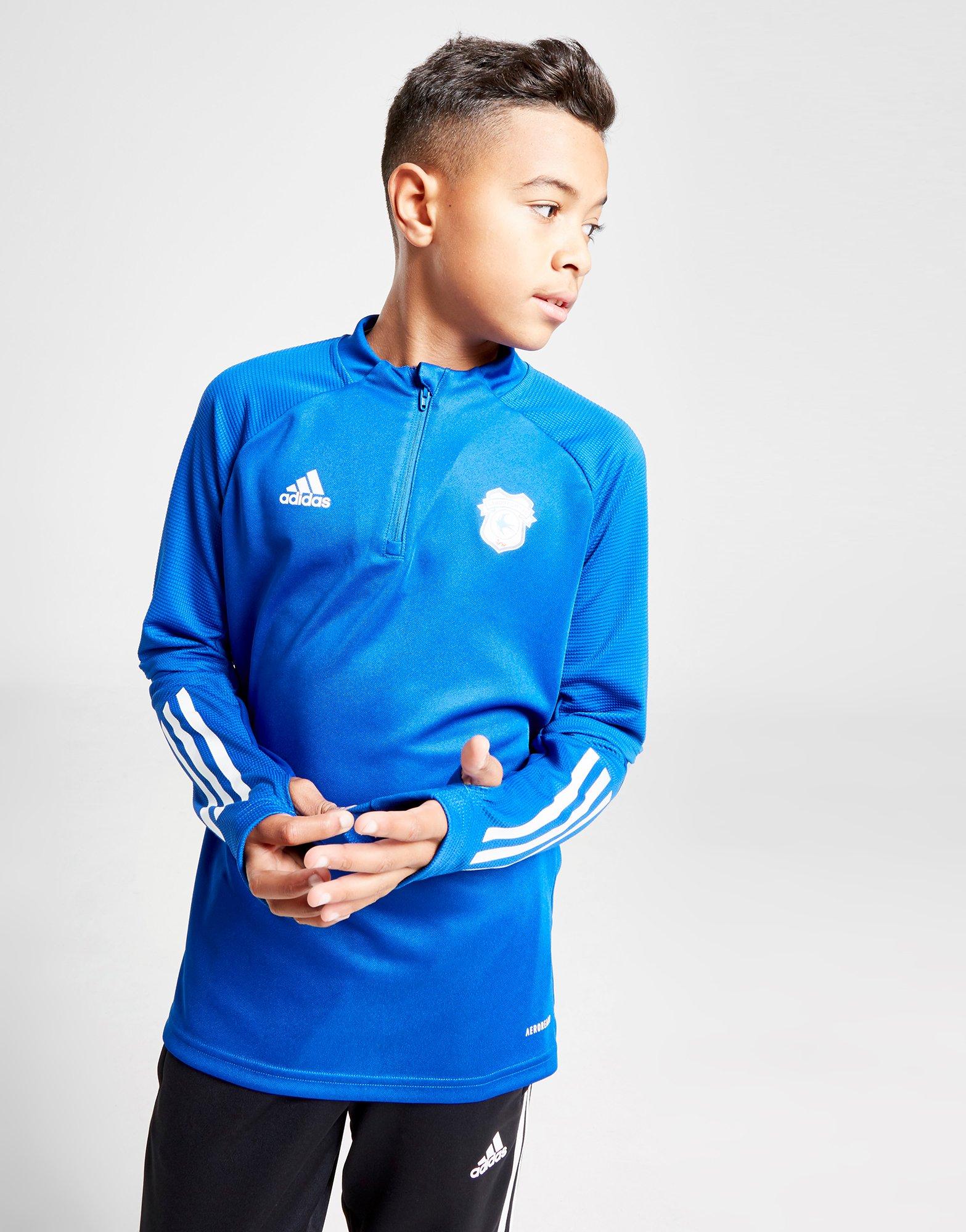 adidas Cardiff City FC Training Top Junior