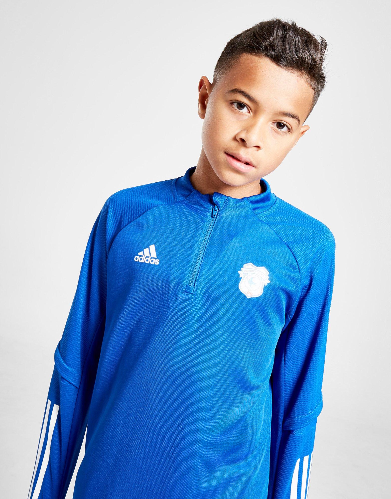 adidas Cardiff City FC Training Top Junior