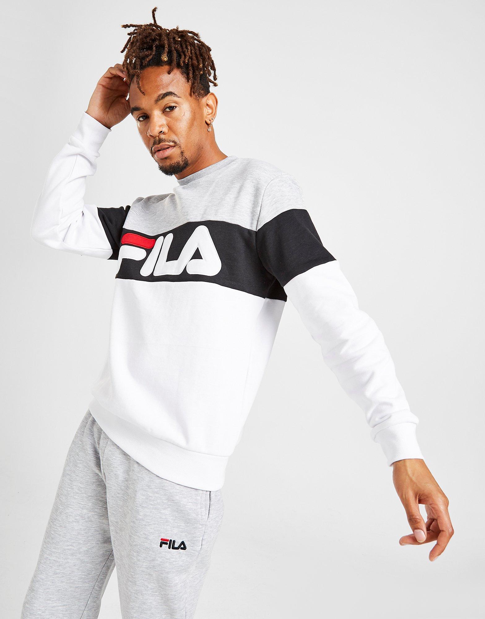 fila sweatshirt white