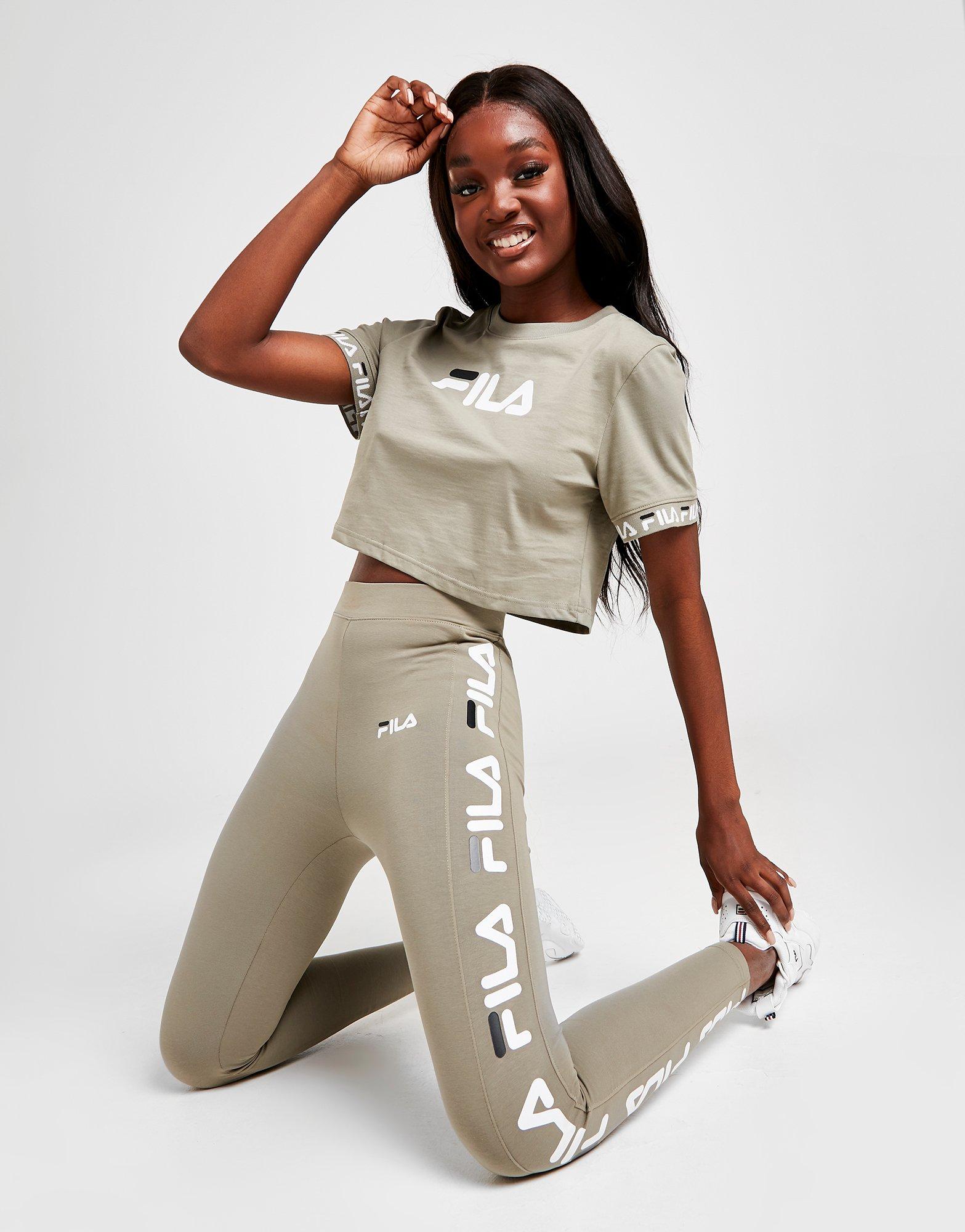 fila panel logo leggings
