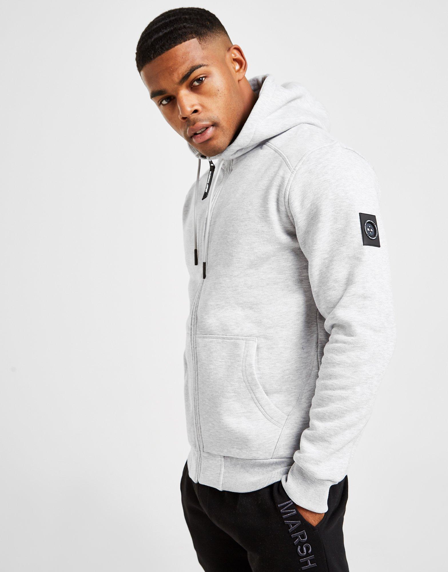 marshall artist hoodie grey