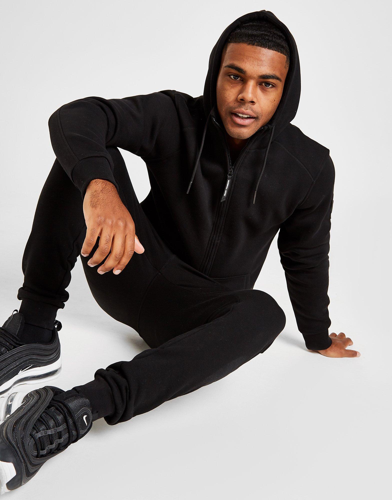 marshall artist hoodie black