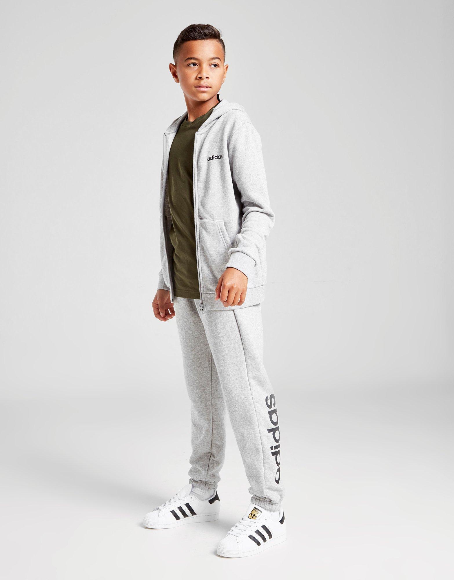 adidas linear hoodie junior