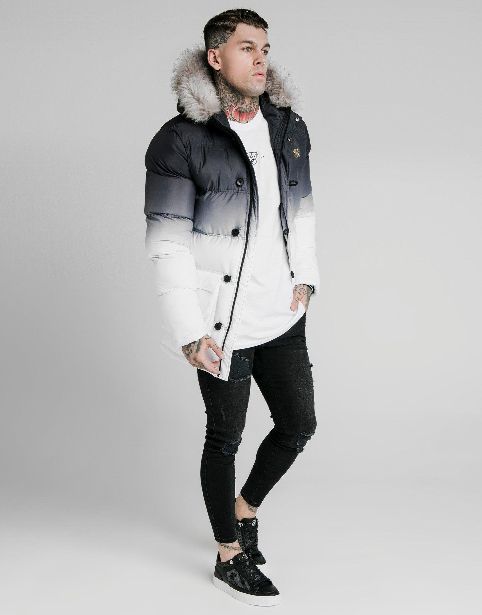 siksilk chaqueta fade parka