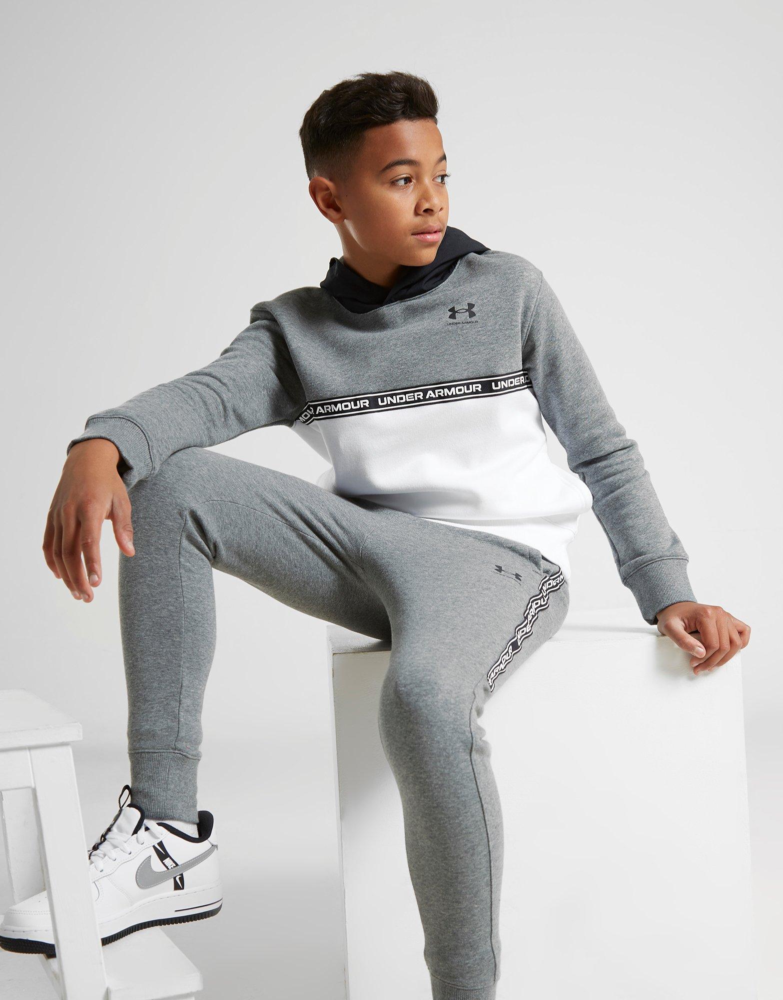 under armour taped fleece hoodie