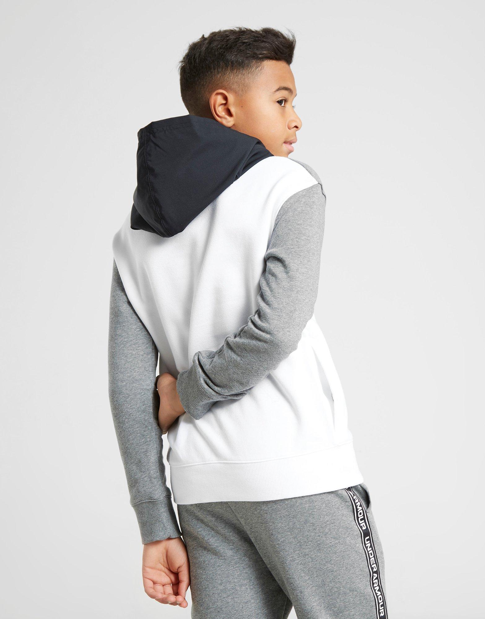 under armour taped fleece hoodie