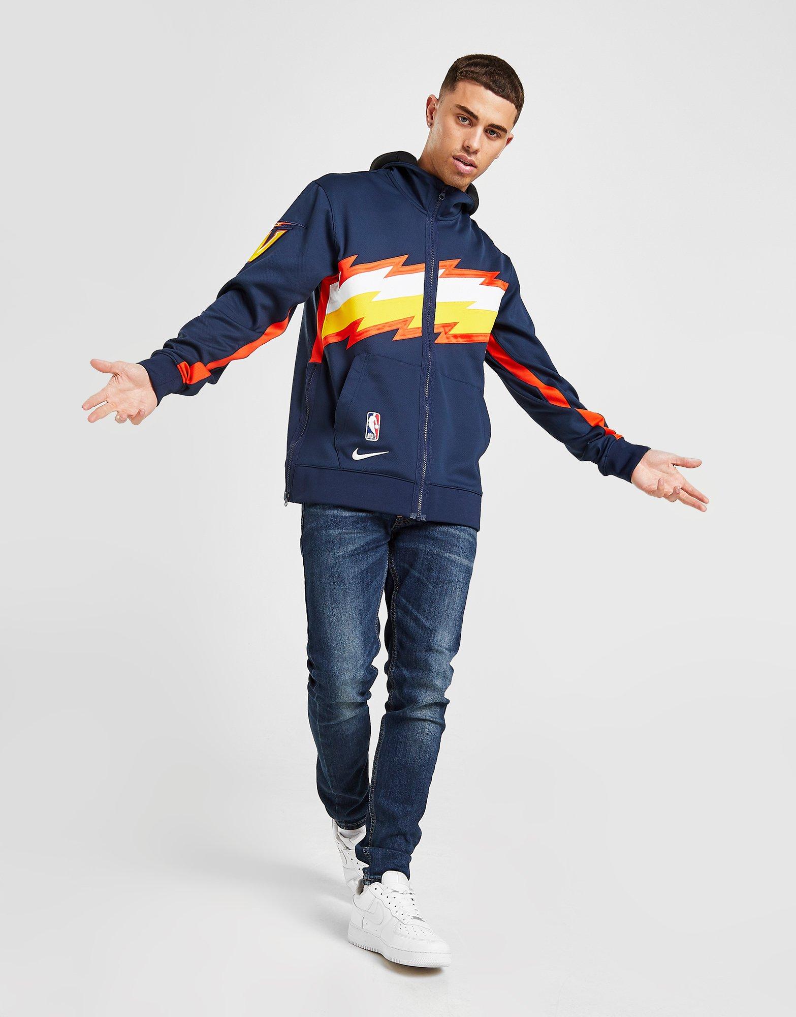 golden state nike jacket