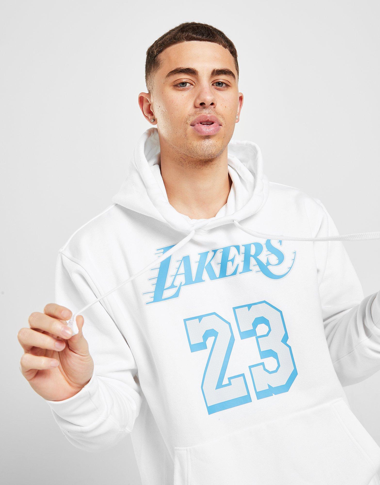 lakers hoodie white