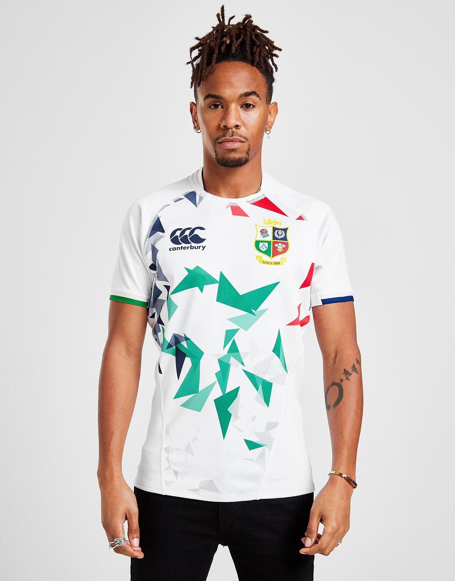 White Canterbury British Irish Lions 2021 Training Shirt Jd Sports