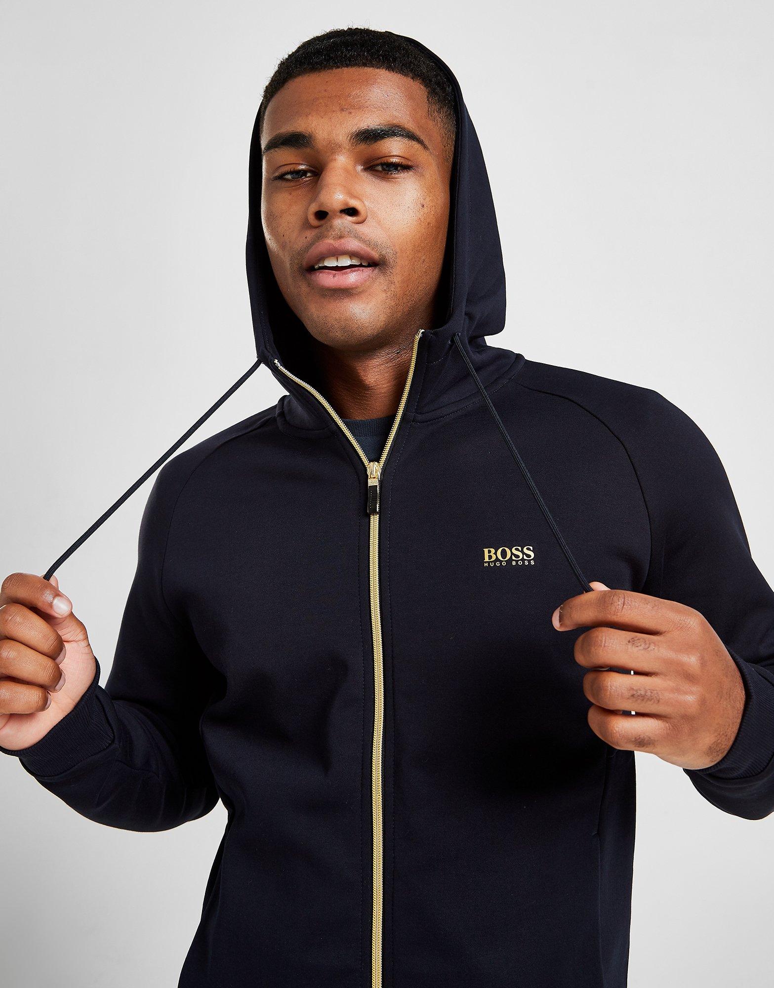 boss saggy full zip hoodie