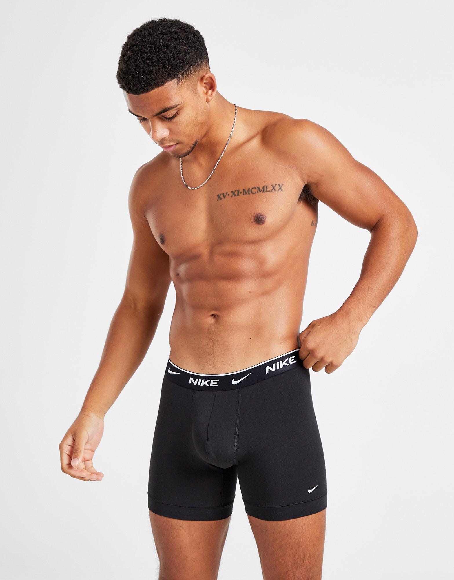 3 Boxers Nike Homme Noir/Gris/Blanc