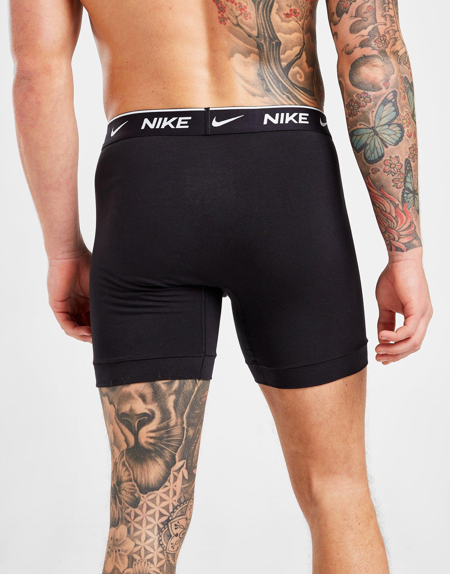 Nike Slip Boxer 0000KE1157 3 Unidades Preto