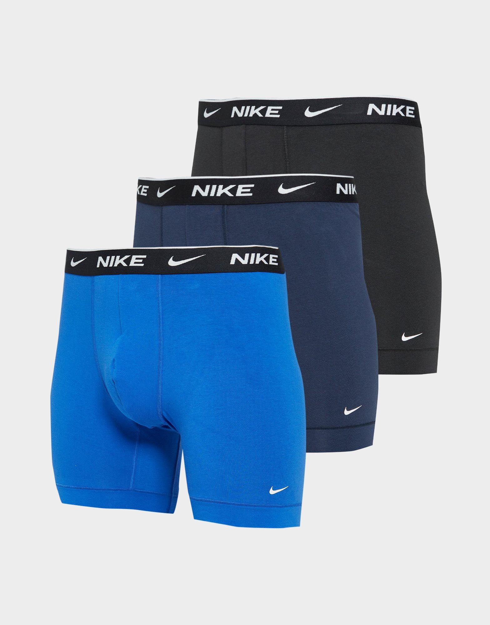 Adquisición germen tono Nike pack de 3 Boxers en Azul | JD Sports España