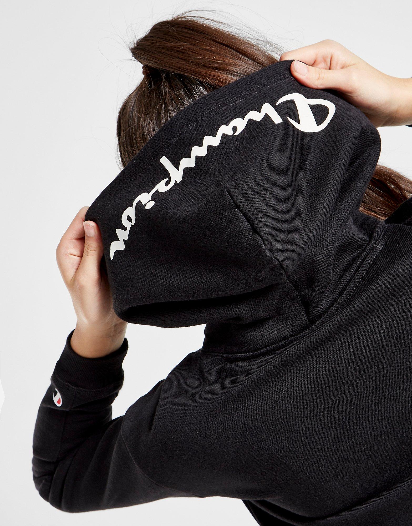 black champion hoodie junior