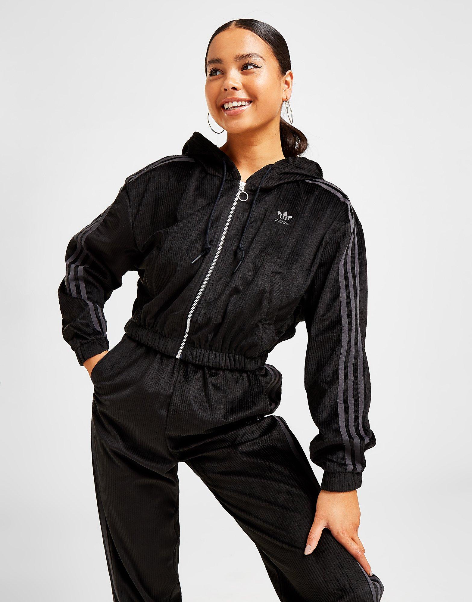 adidas crop zip hoodie