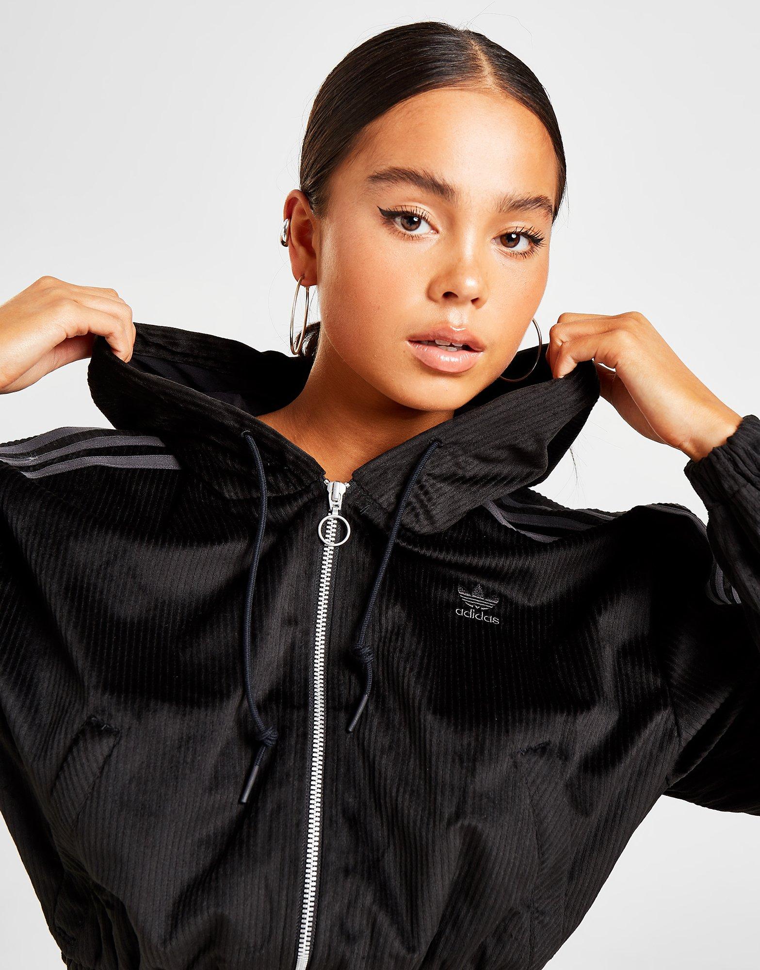 adidas crop zip hoodie