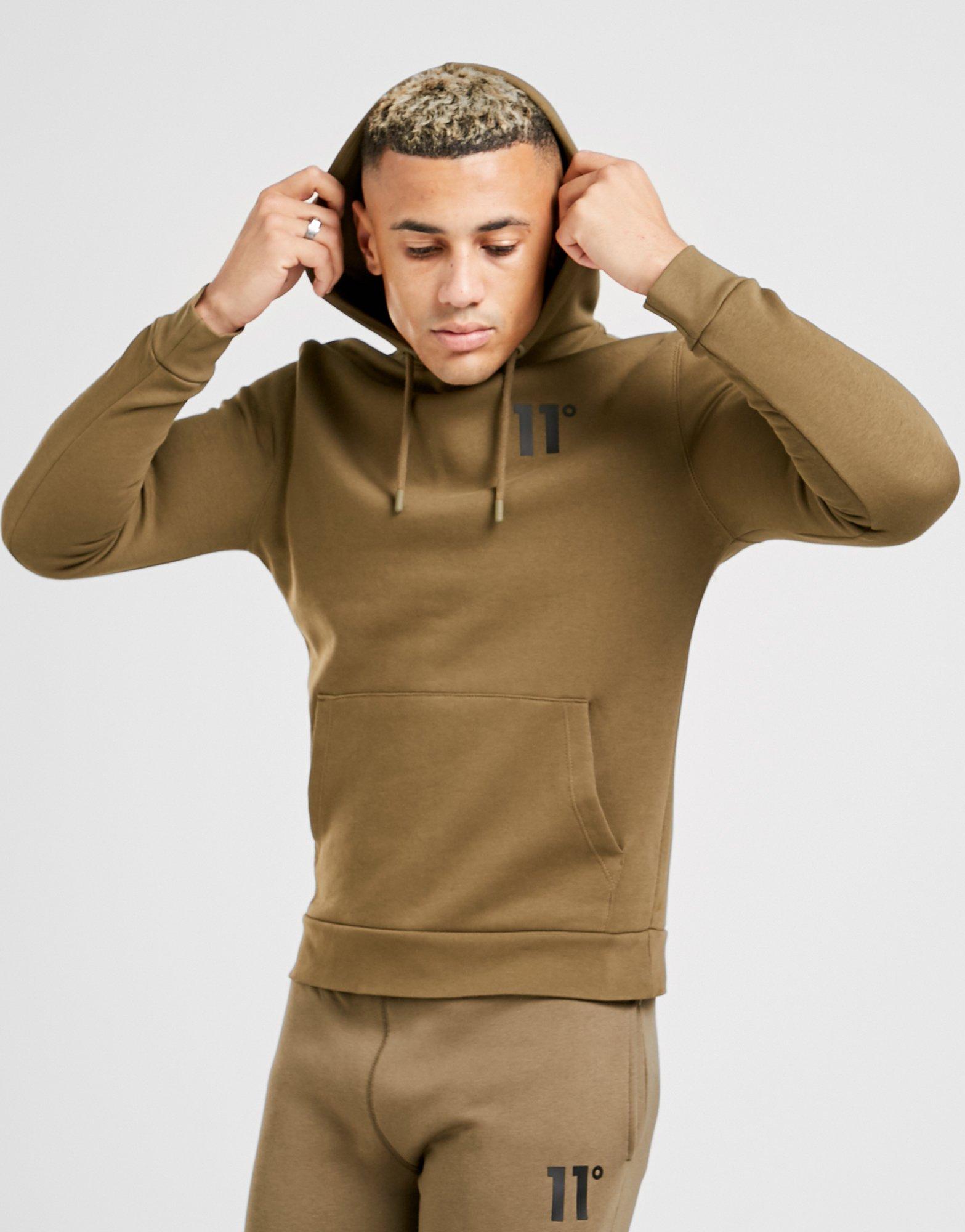 11 degrees khaki hoodie