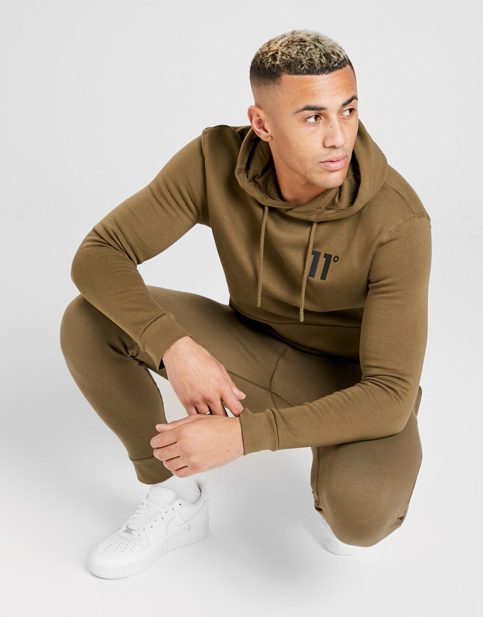 11 degrees khaki hoodie