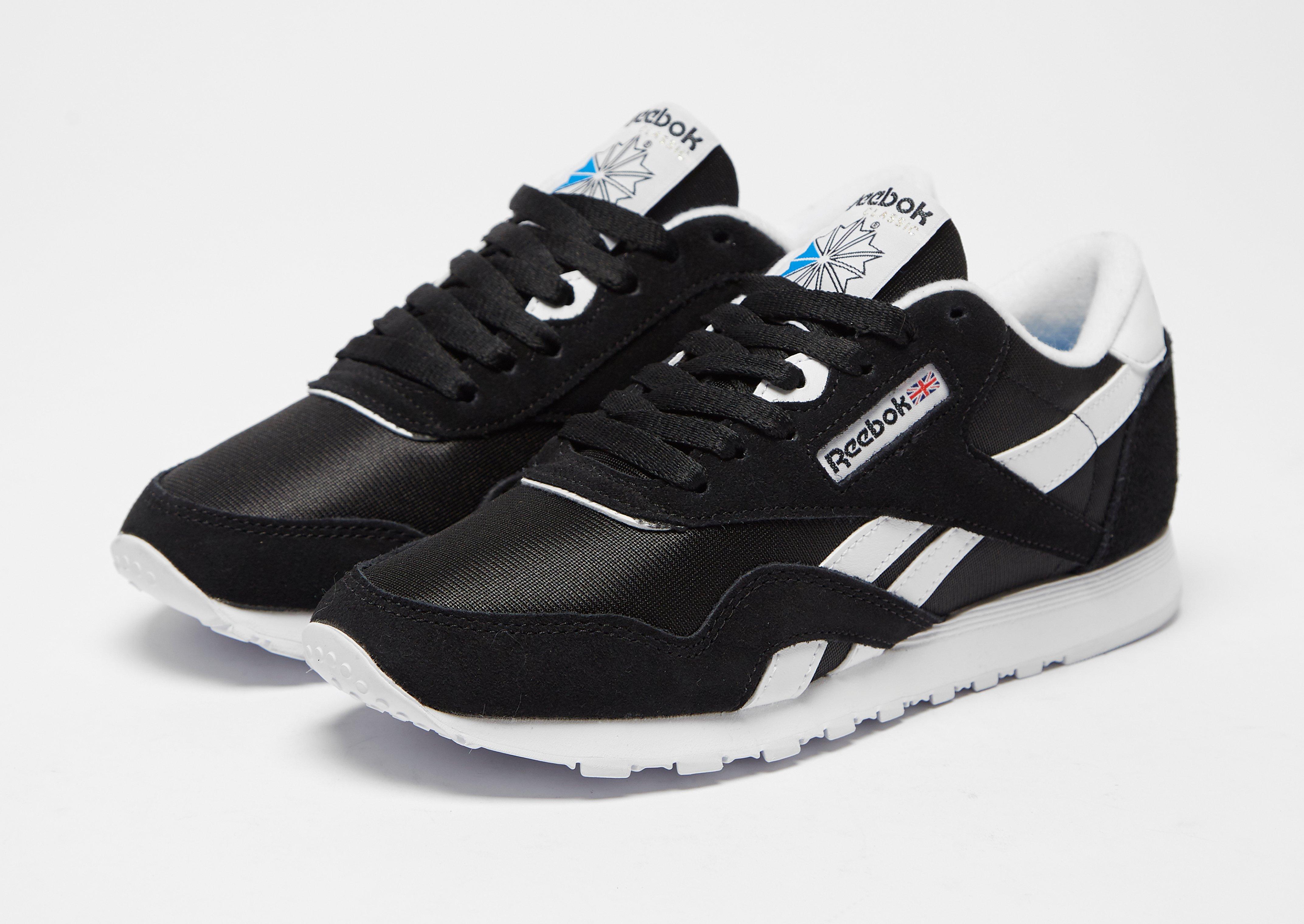 reebok classic junior black