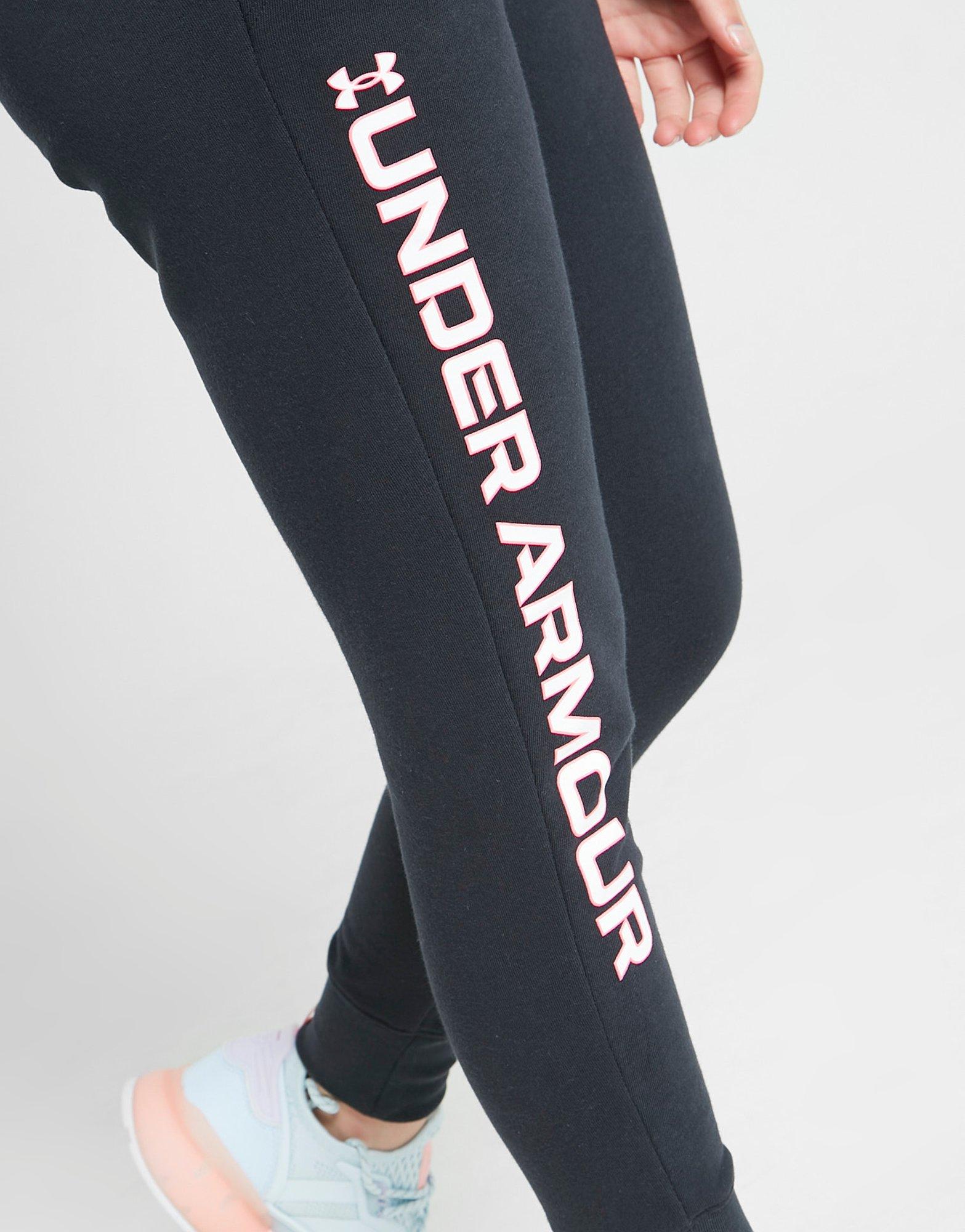 under armour fleece poly joggers junior