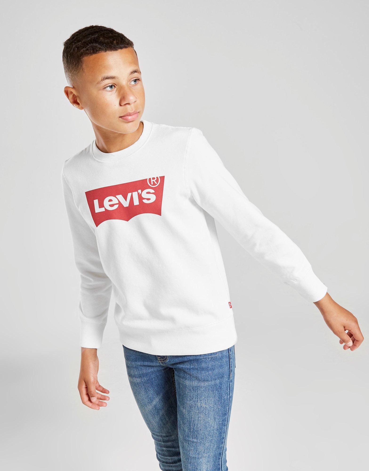 levis batwing crew sweatshirt