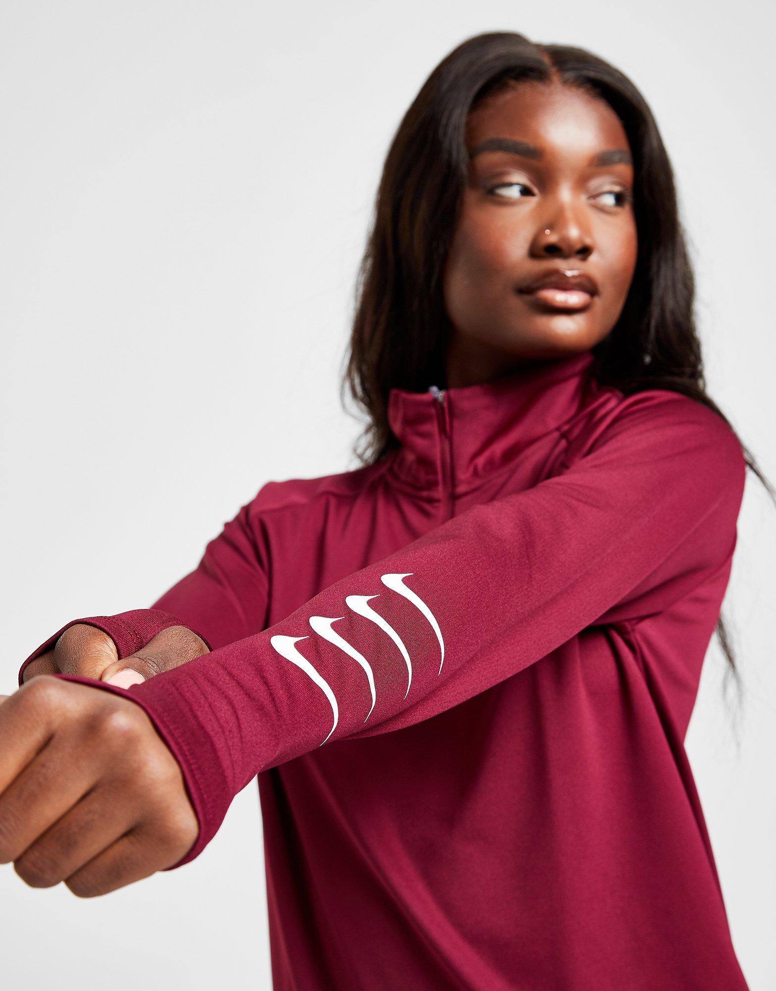 womens nike half zip top