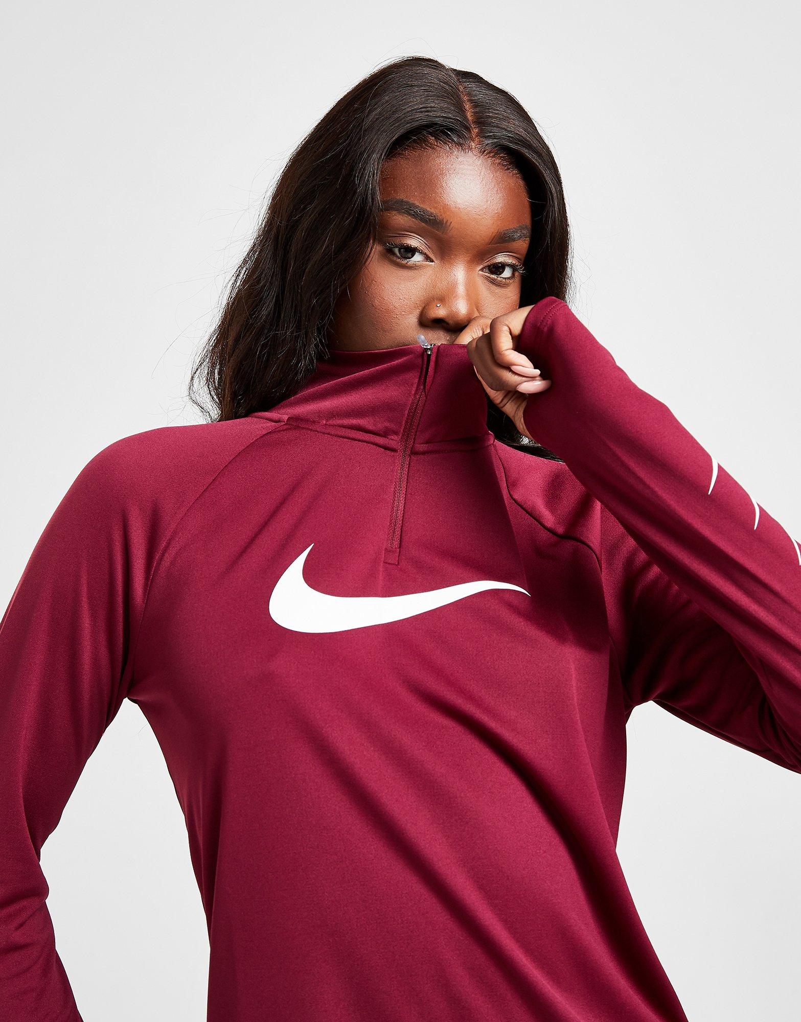 nike burgundy top