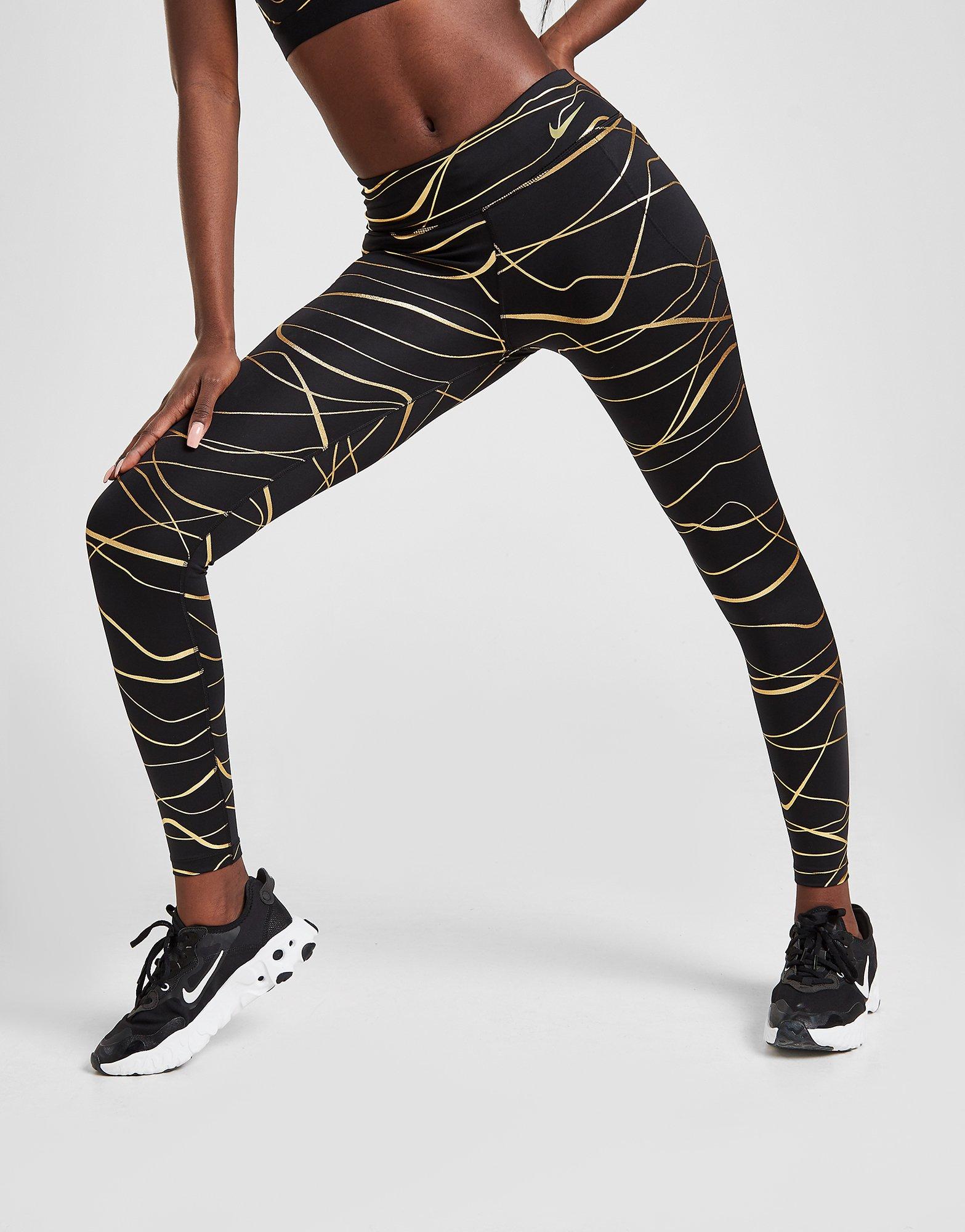 nike iconic clash all over print leggings