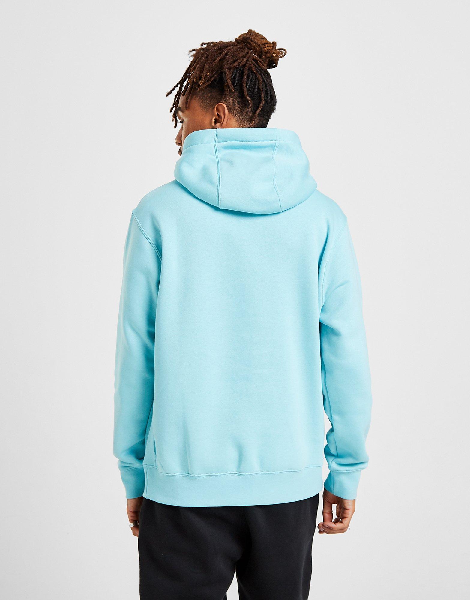 nike foundation overhead hoodie blue