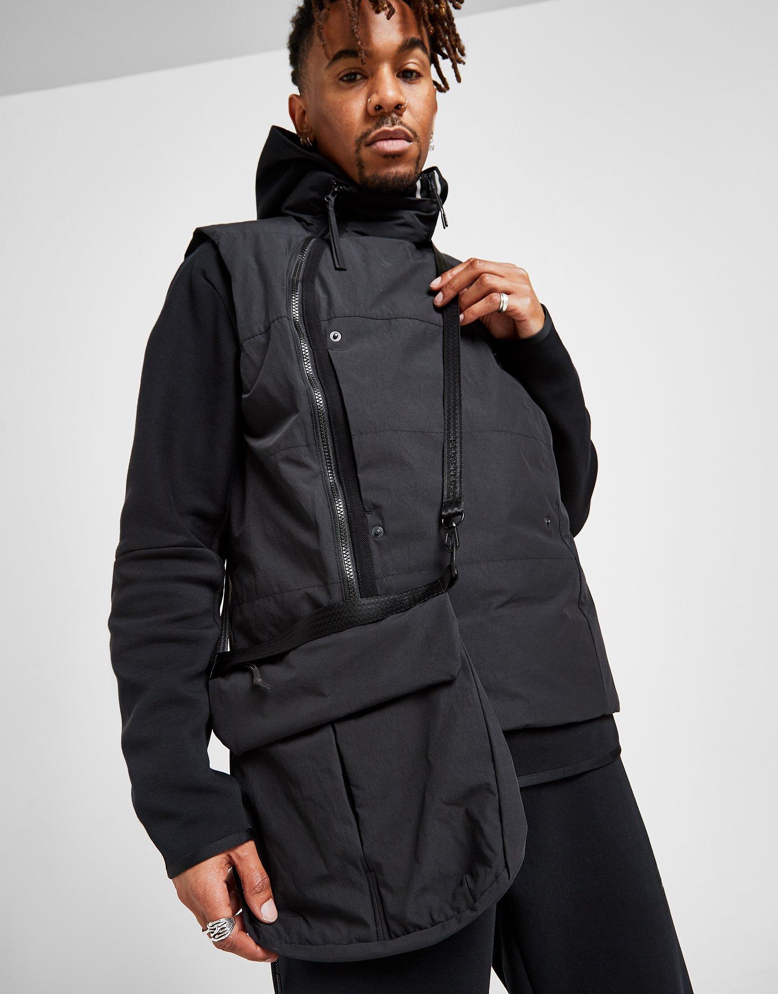 nike black down tech pack vest