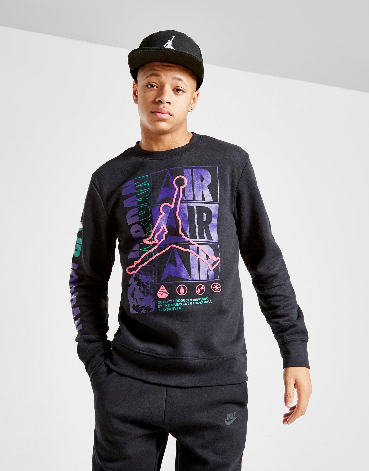 jordan fleece crew sweatshirt