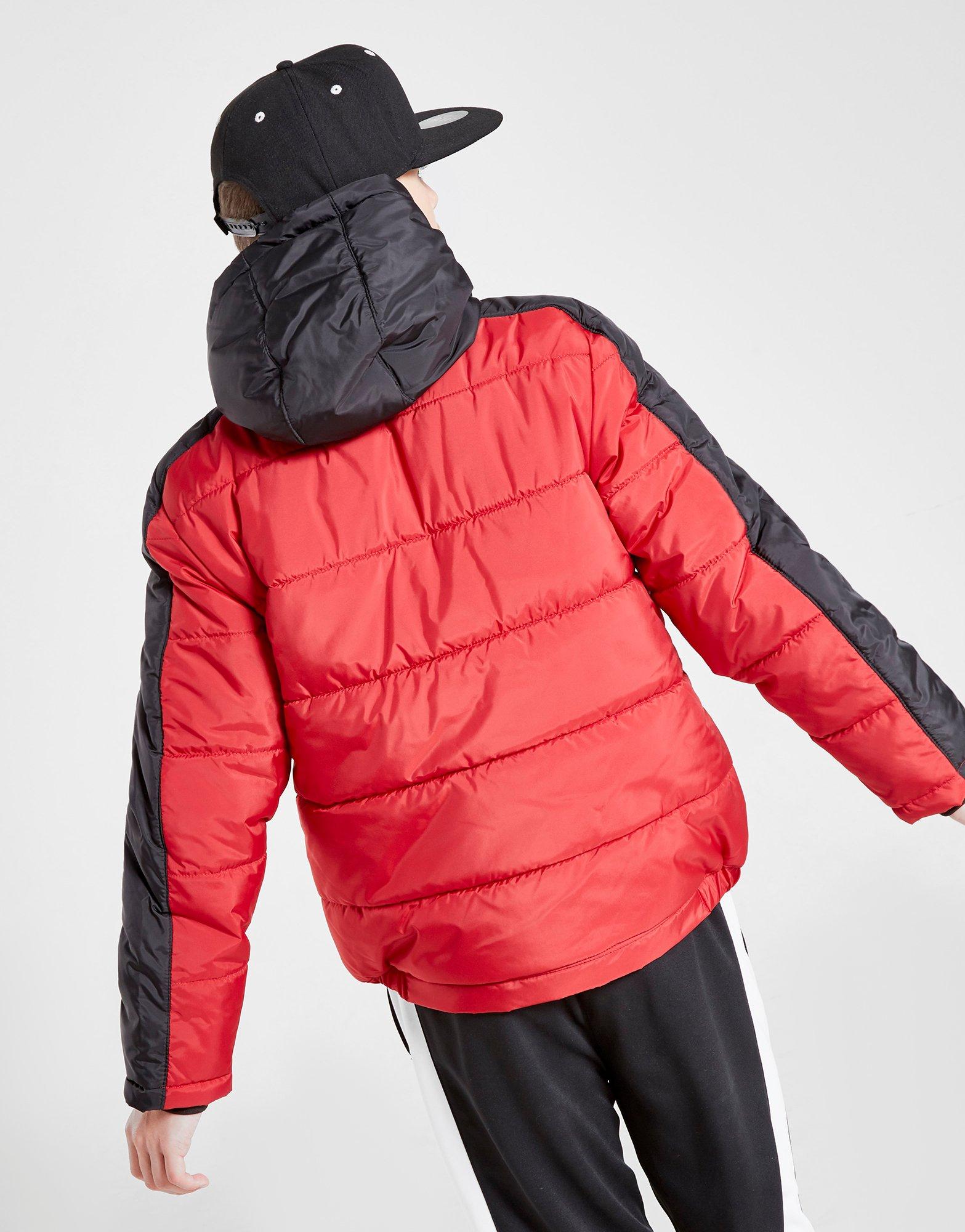 jordan puffer jacket red