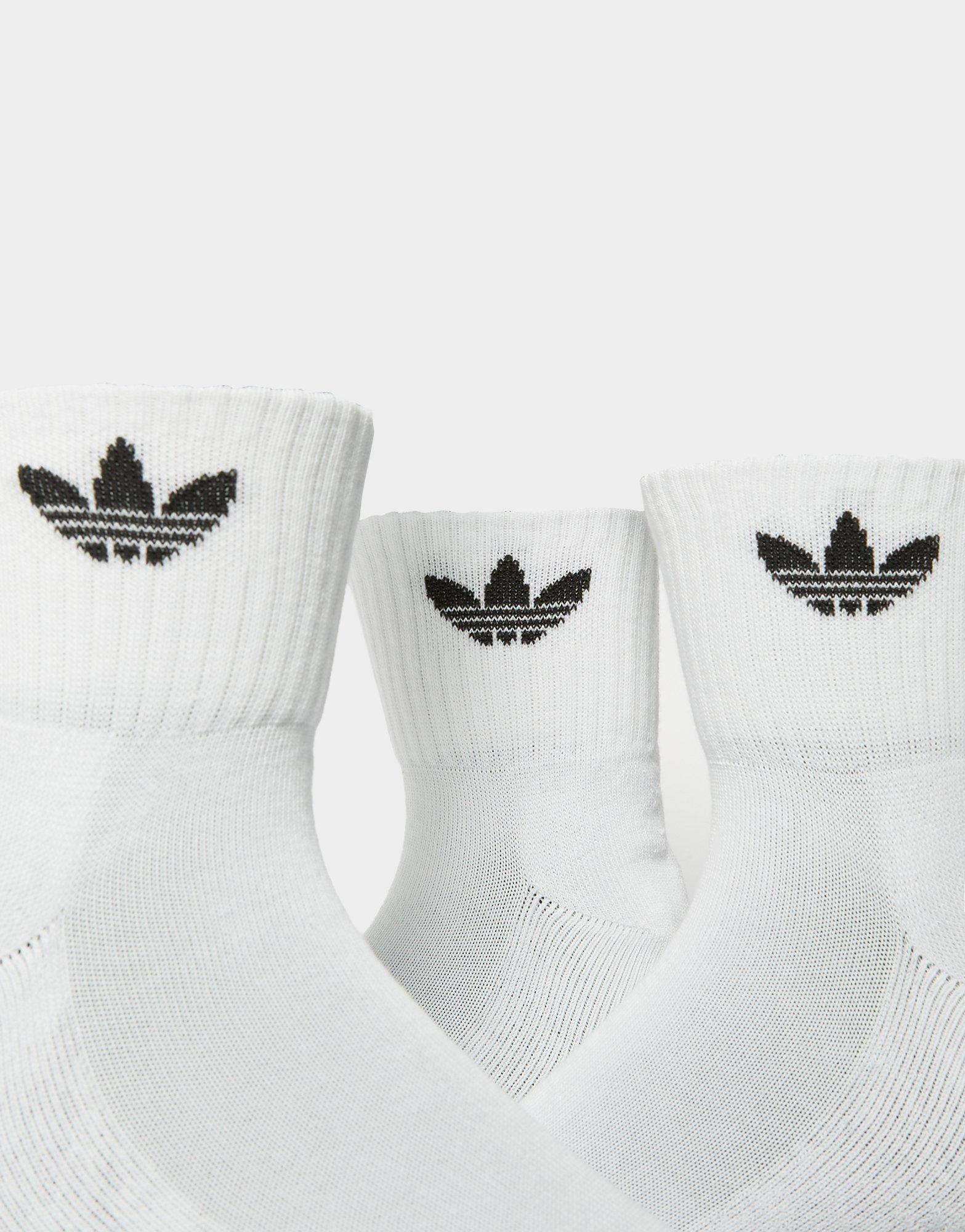 X3 Paires de Chaussettes Blanc Homme Adidas HD2211 Blanc