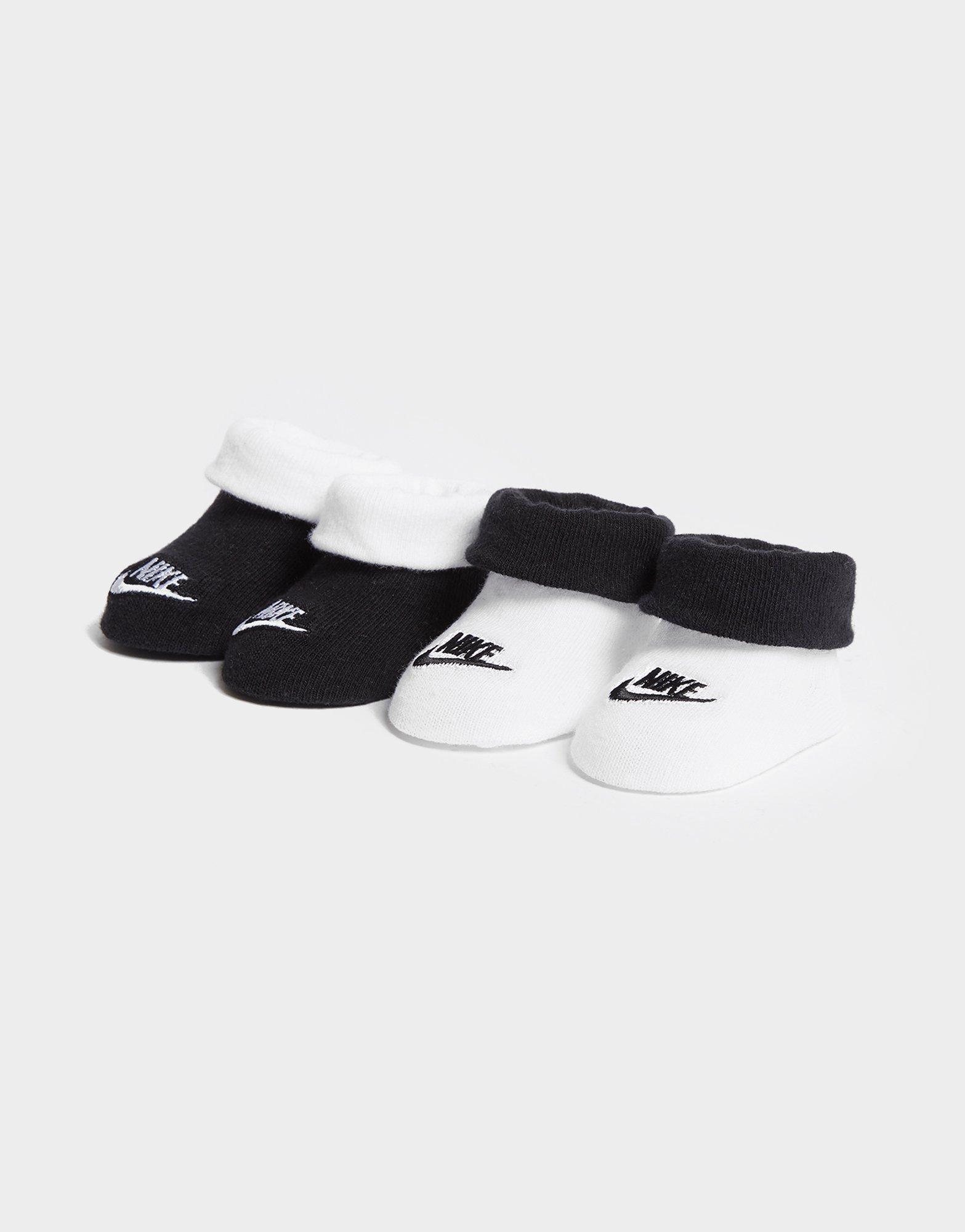 Nike Lot de 2 chaussons Futura pour bébé (noir(NN0051-G0E)/gris, 0