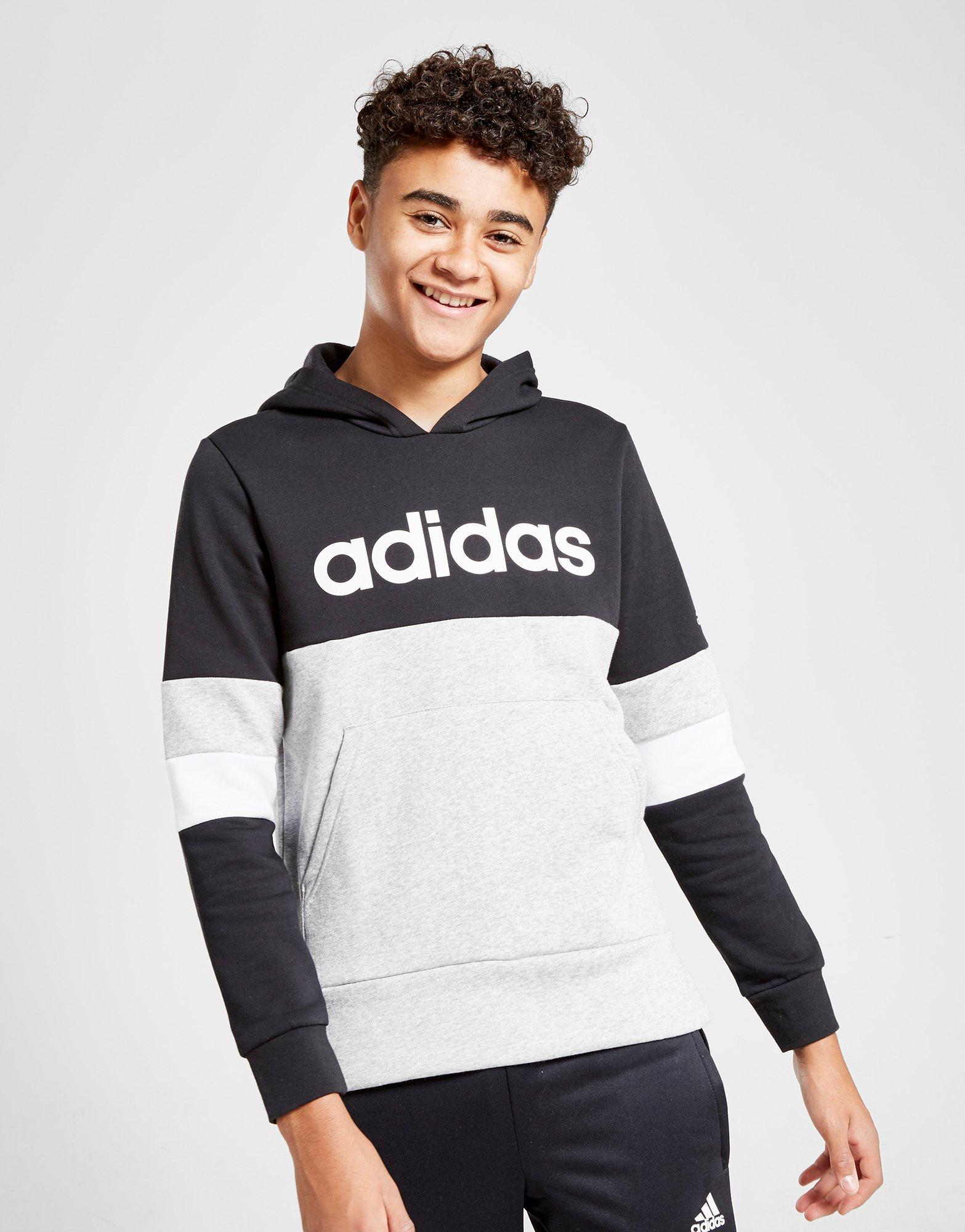 adidas linear hoodie junior