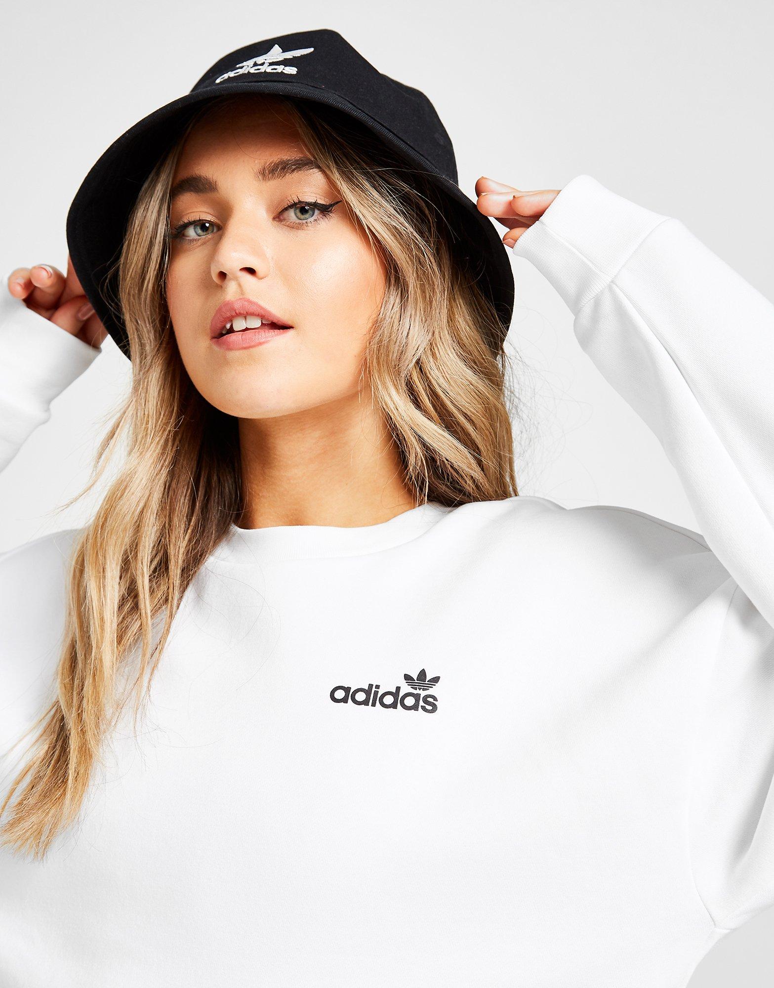 adidas fleece crew sweatshirt