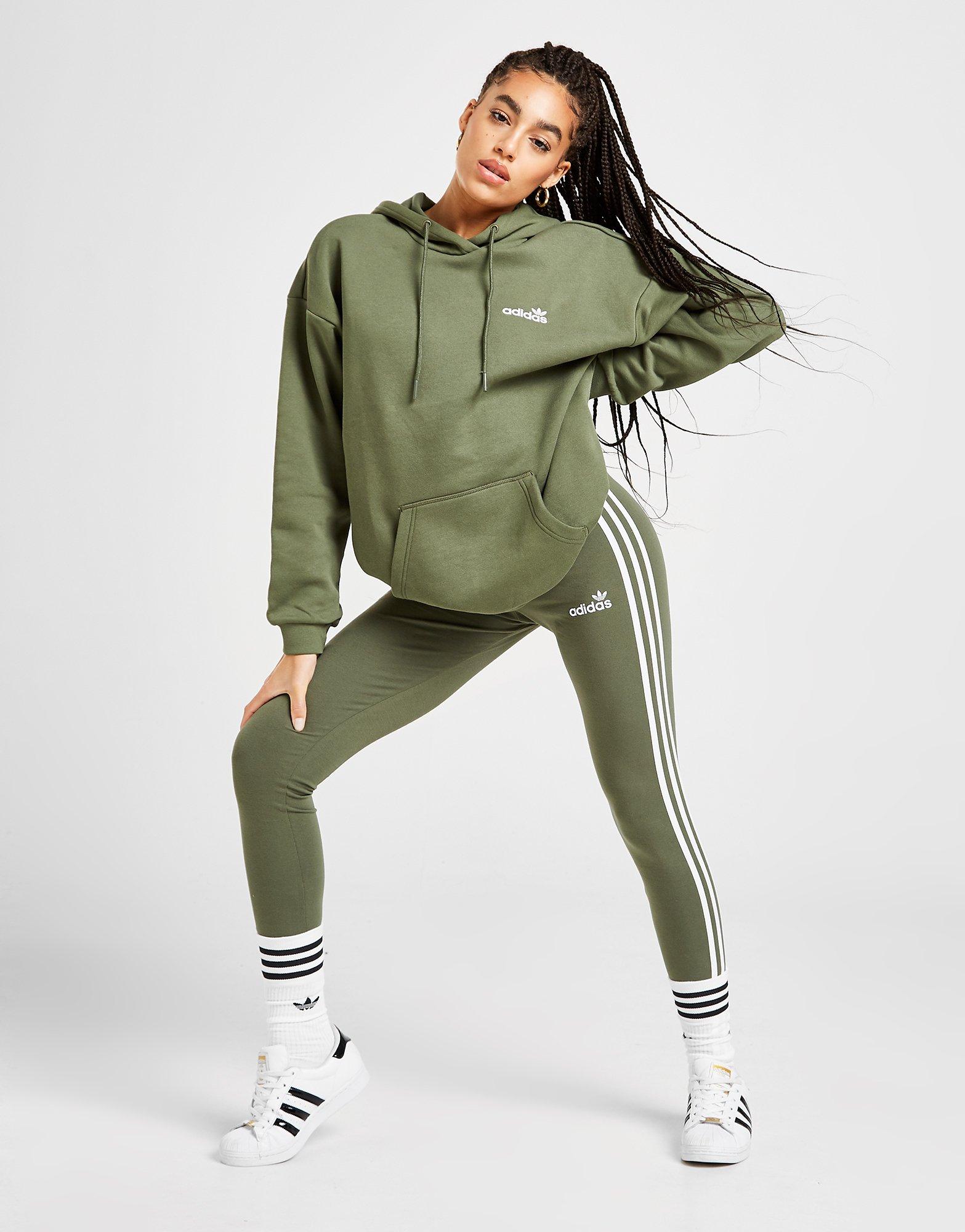 green adidas leggins