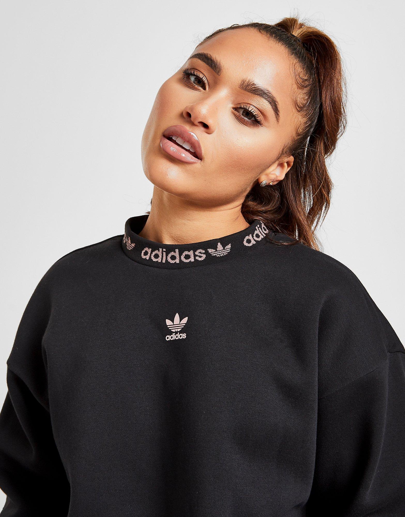 adidas Originals Lurex Tape Crew Sweatshirt