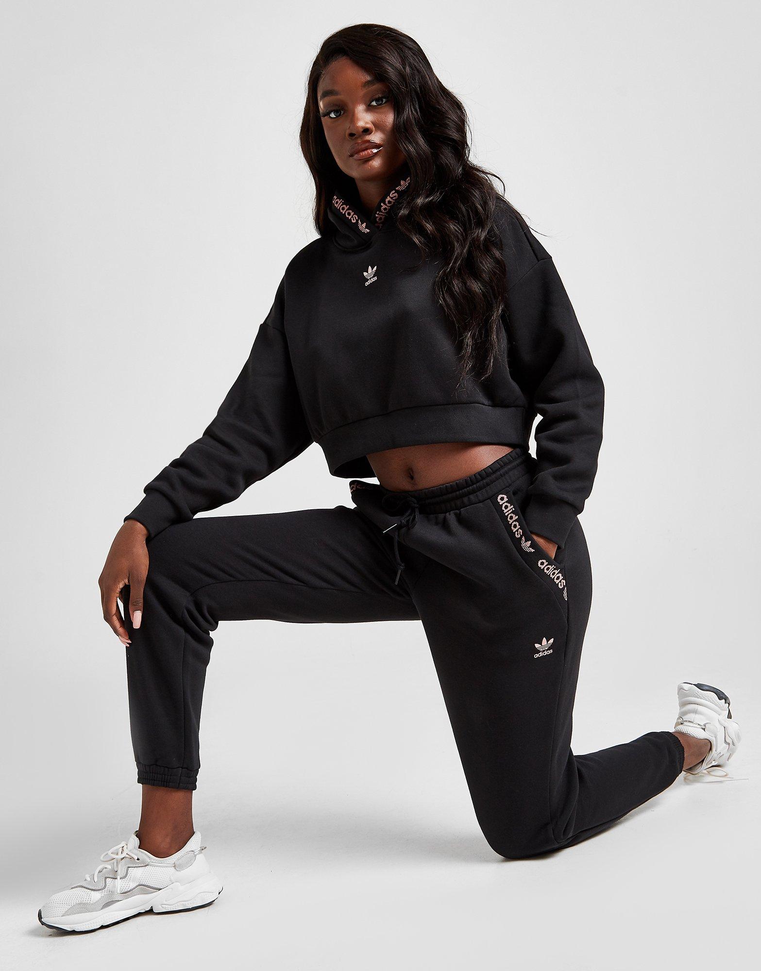 adidas originals tape fleece tracksuit