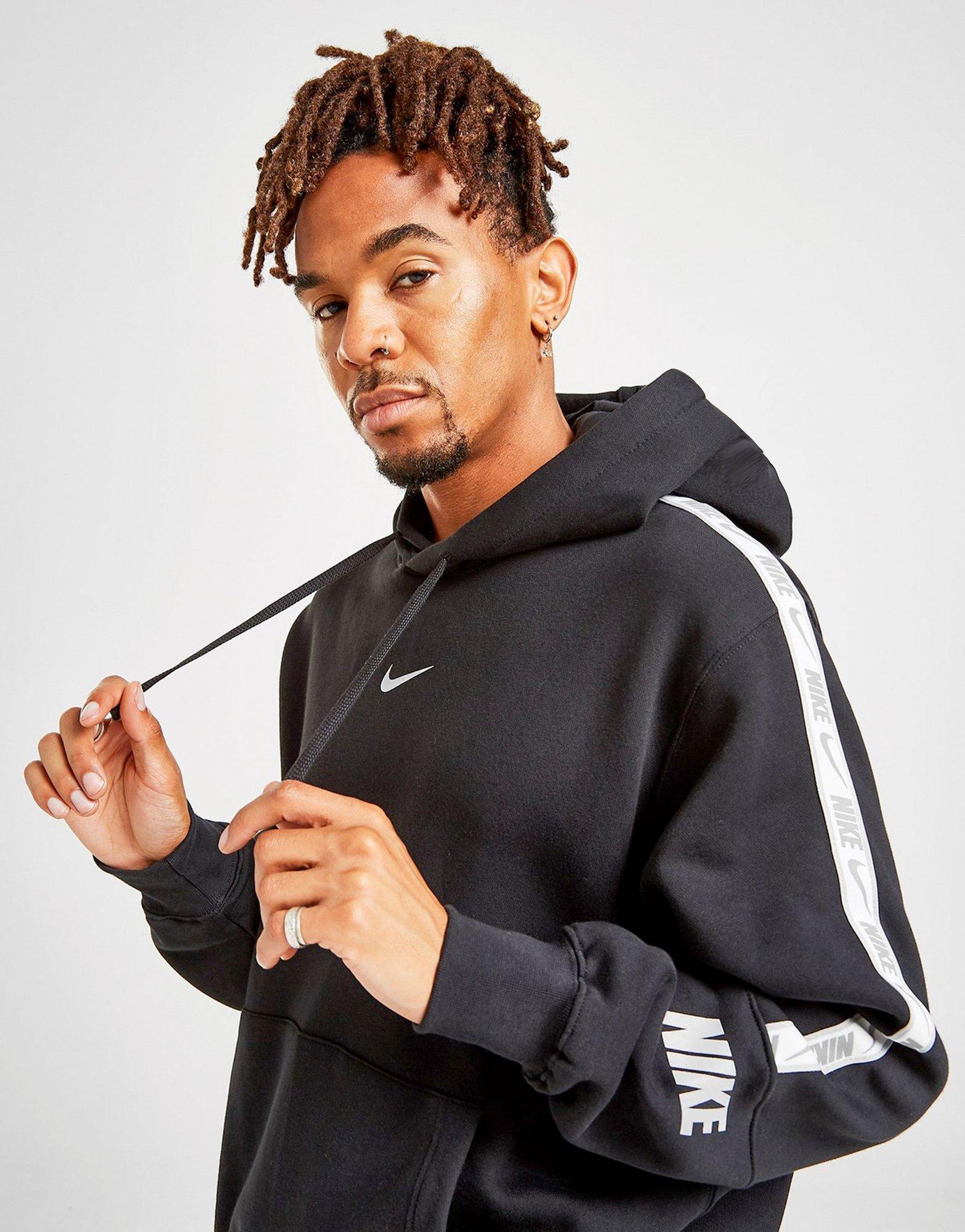 adidas originals tape fleece overhead hoodie