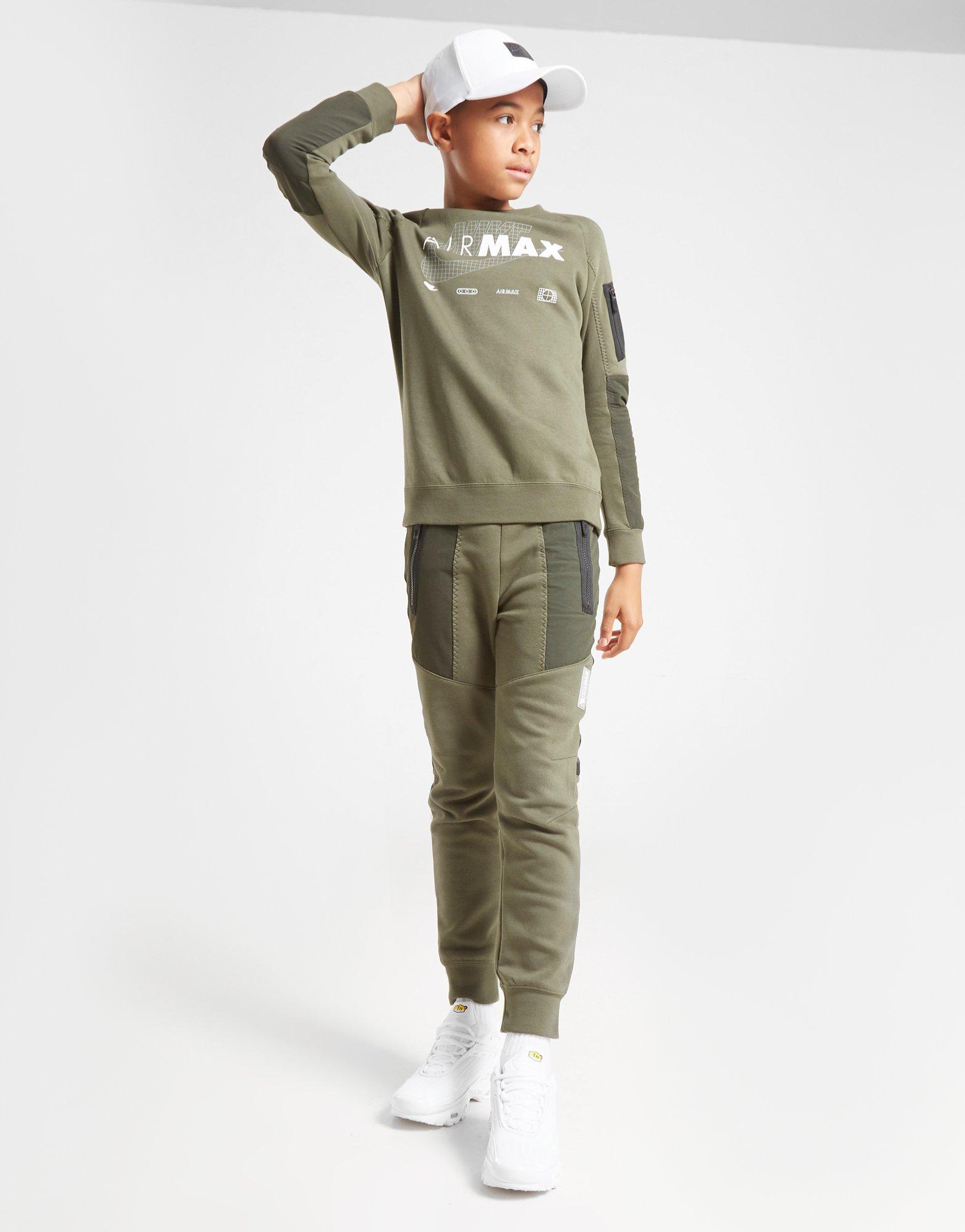 nike air max poly crew sweatshirt junior