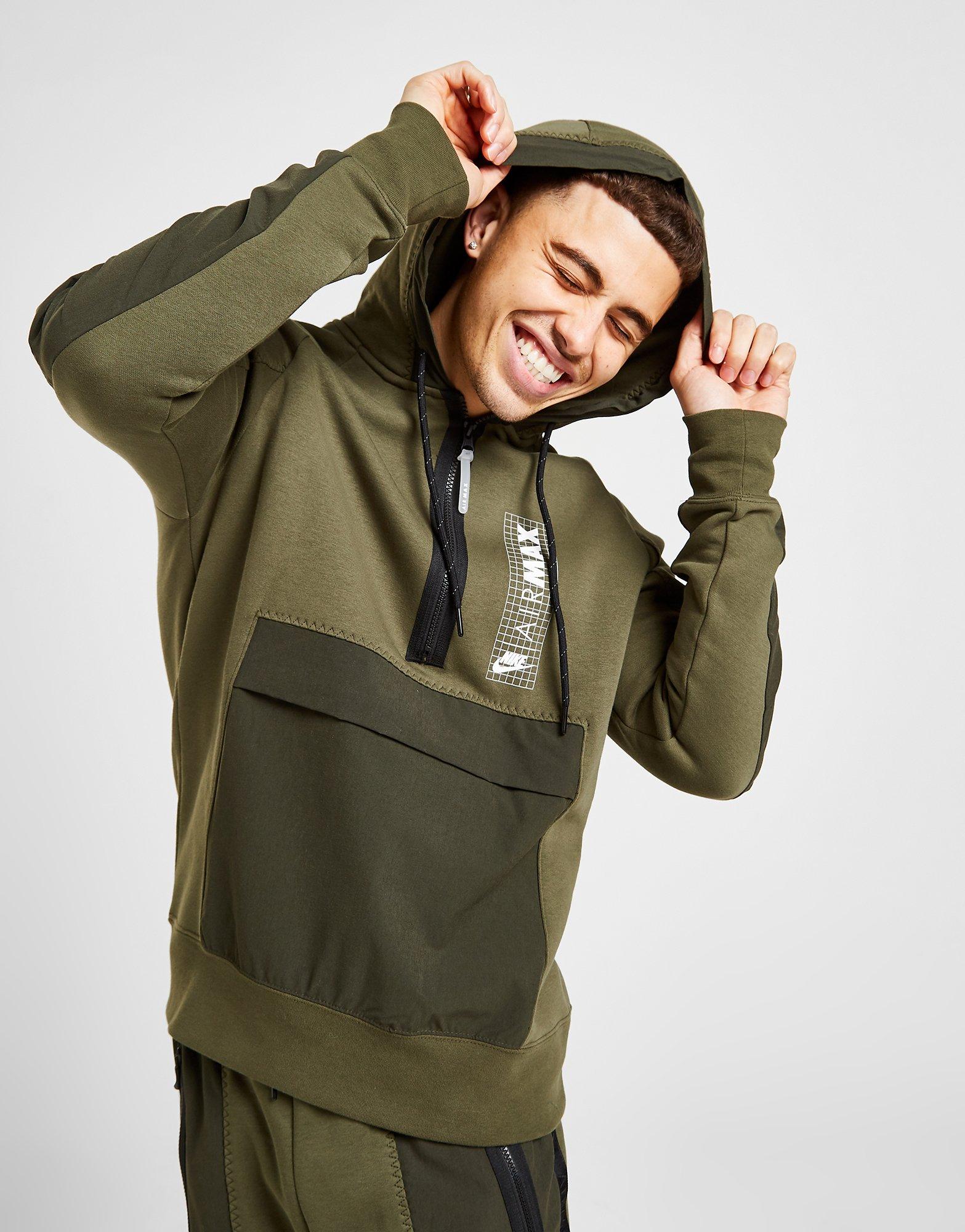 nike air green hoodie