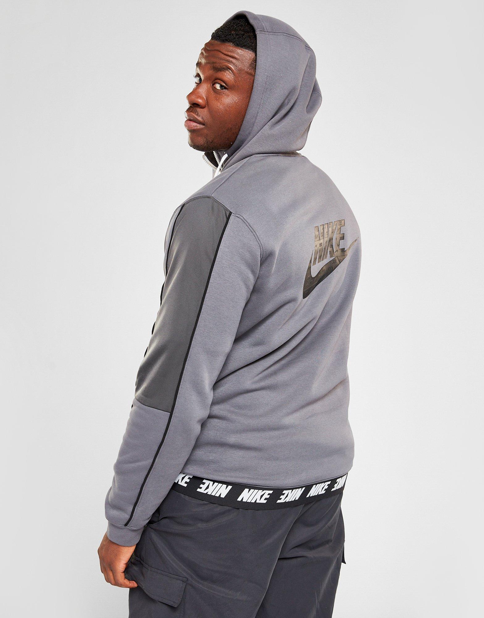 nike hybrid full zip fleece hoodie