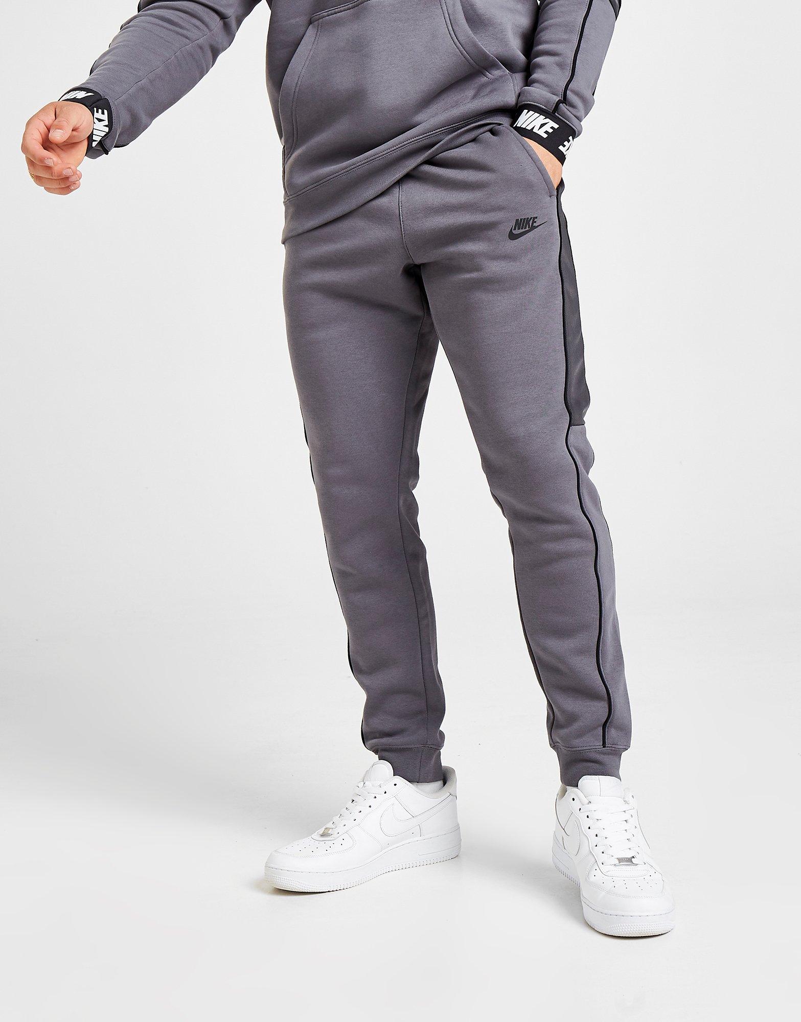 black nike hybrid joggers