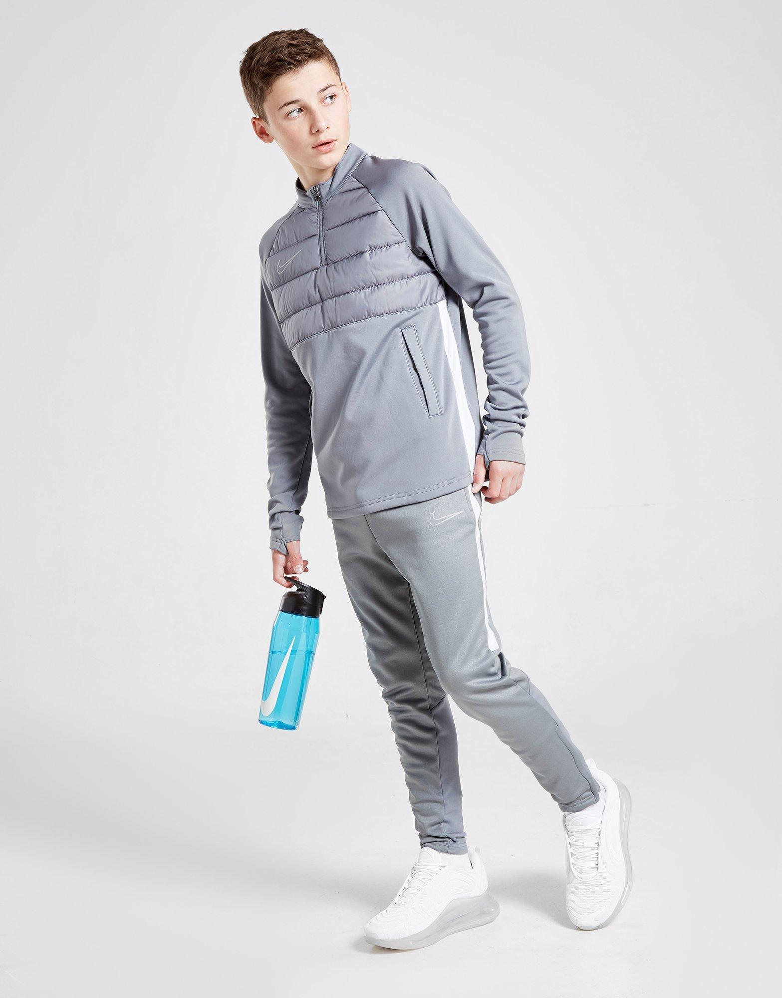 nike academy pants junior grey