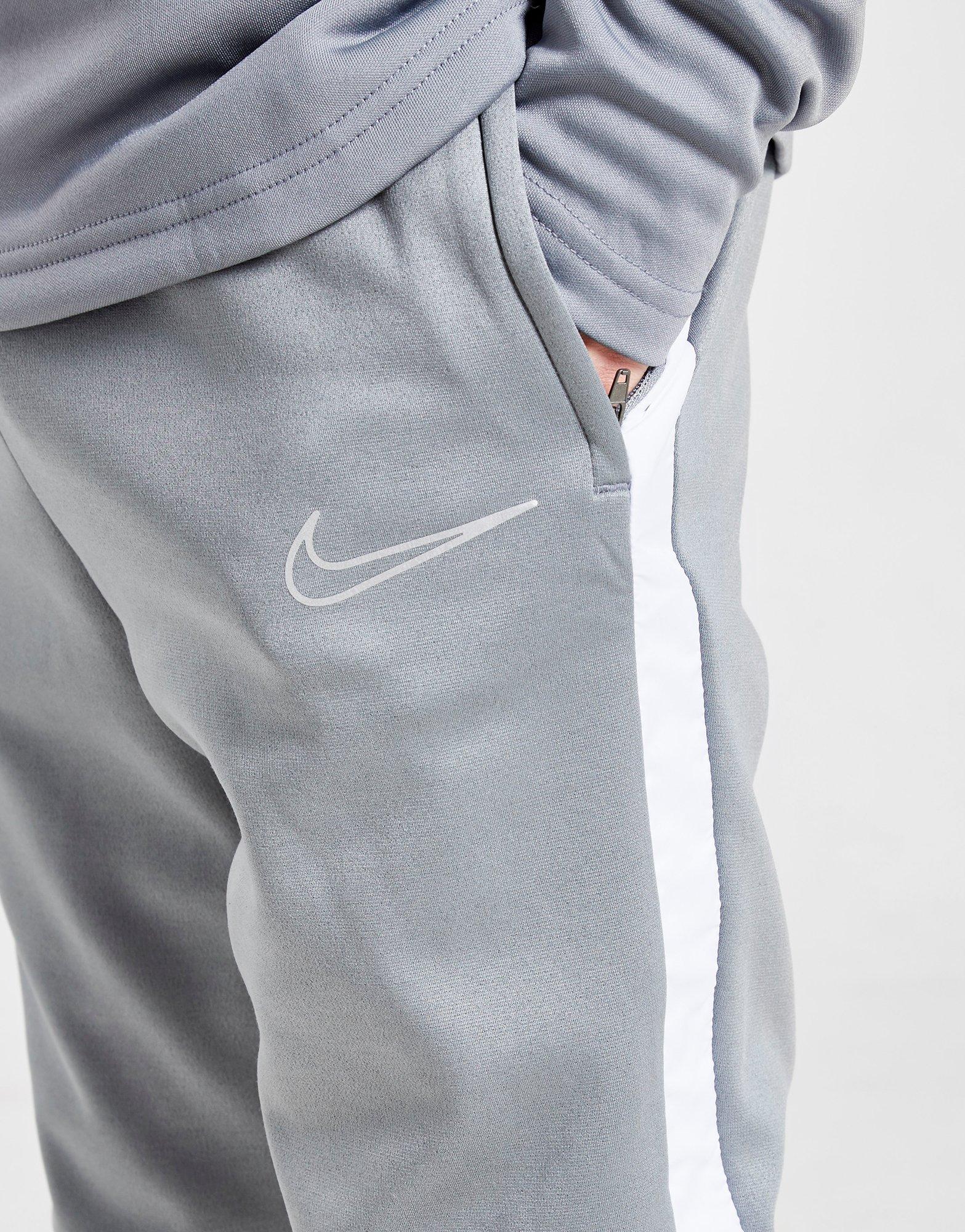 nike academy pants junior grey