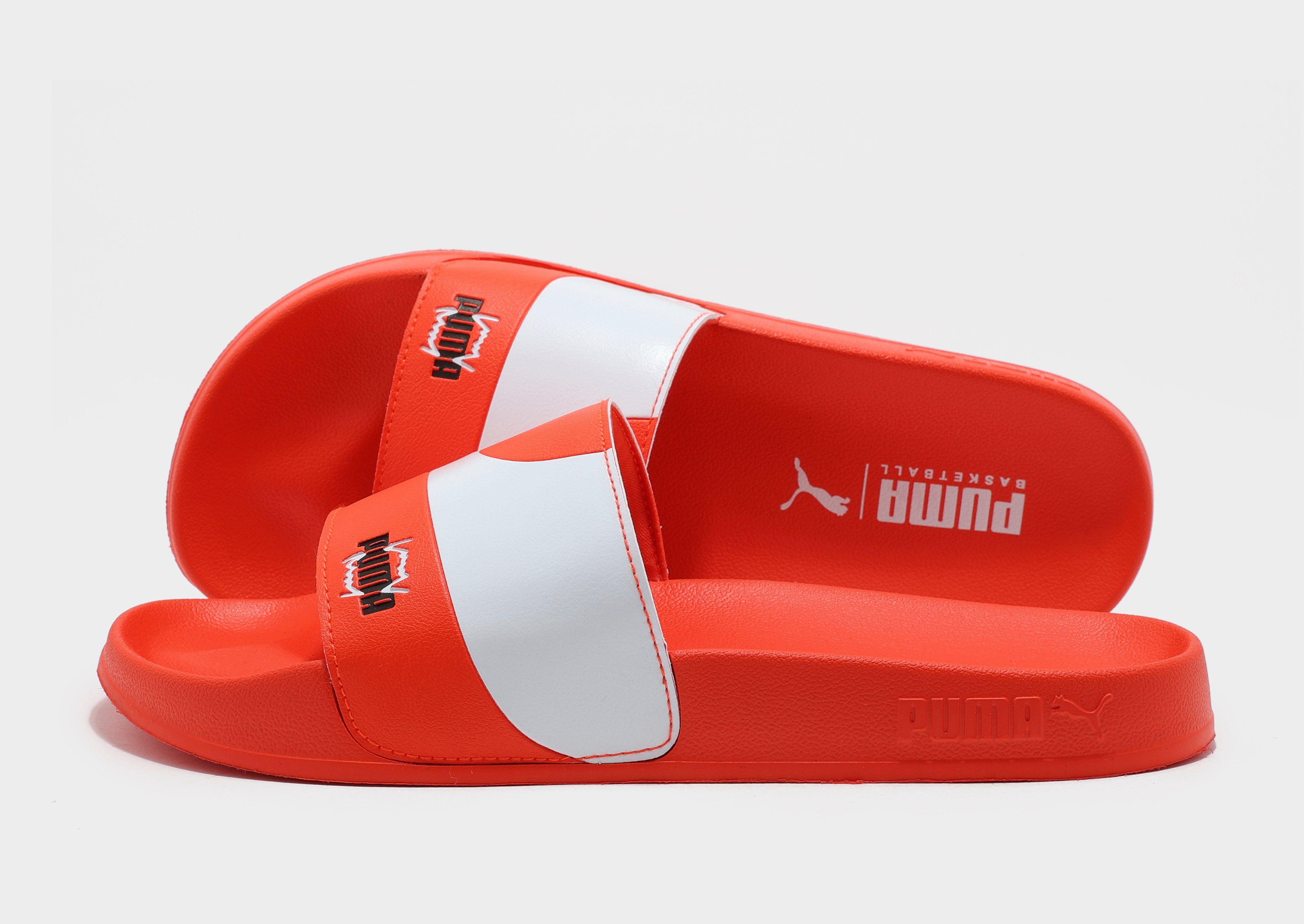 puma basketball slides