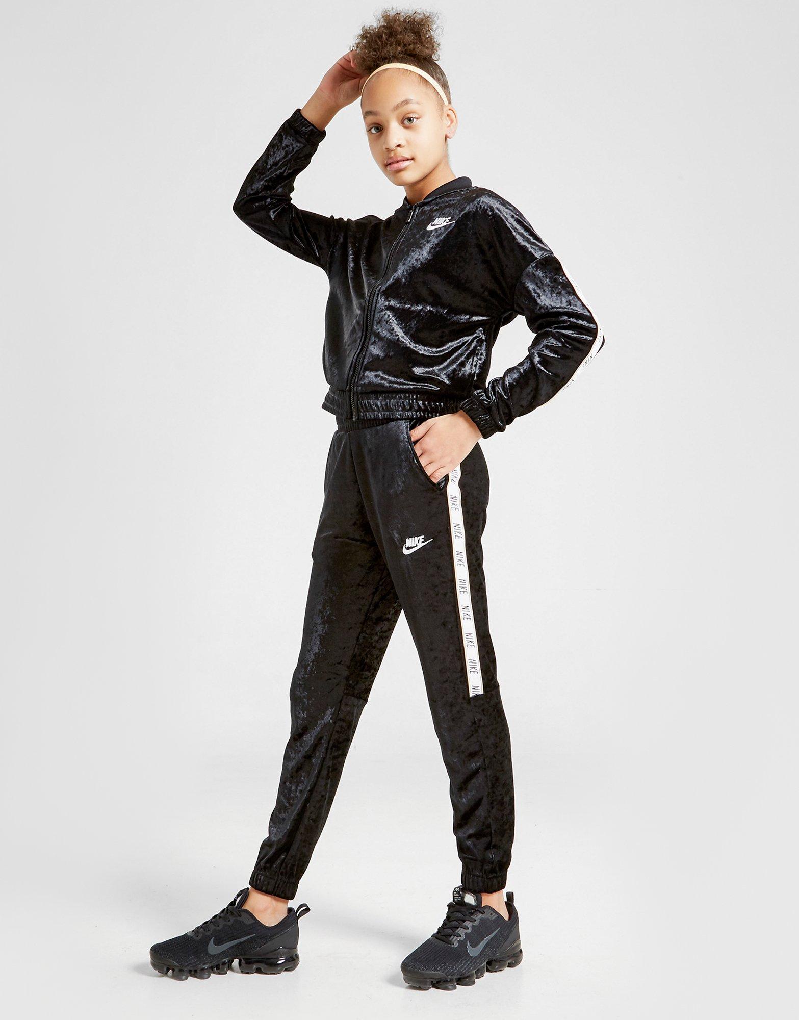 nike velour tracksuit