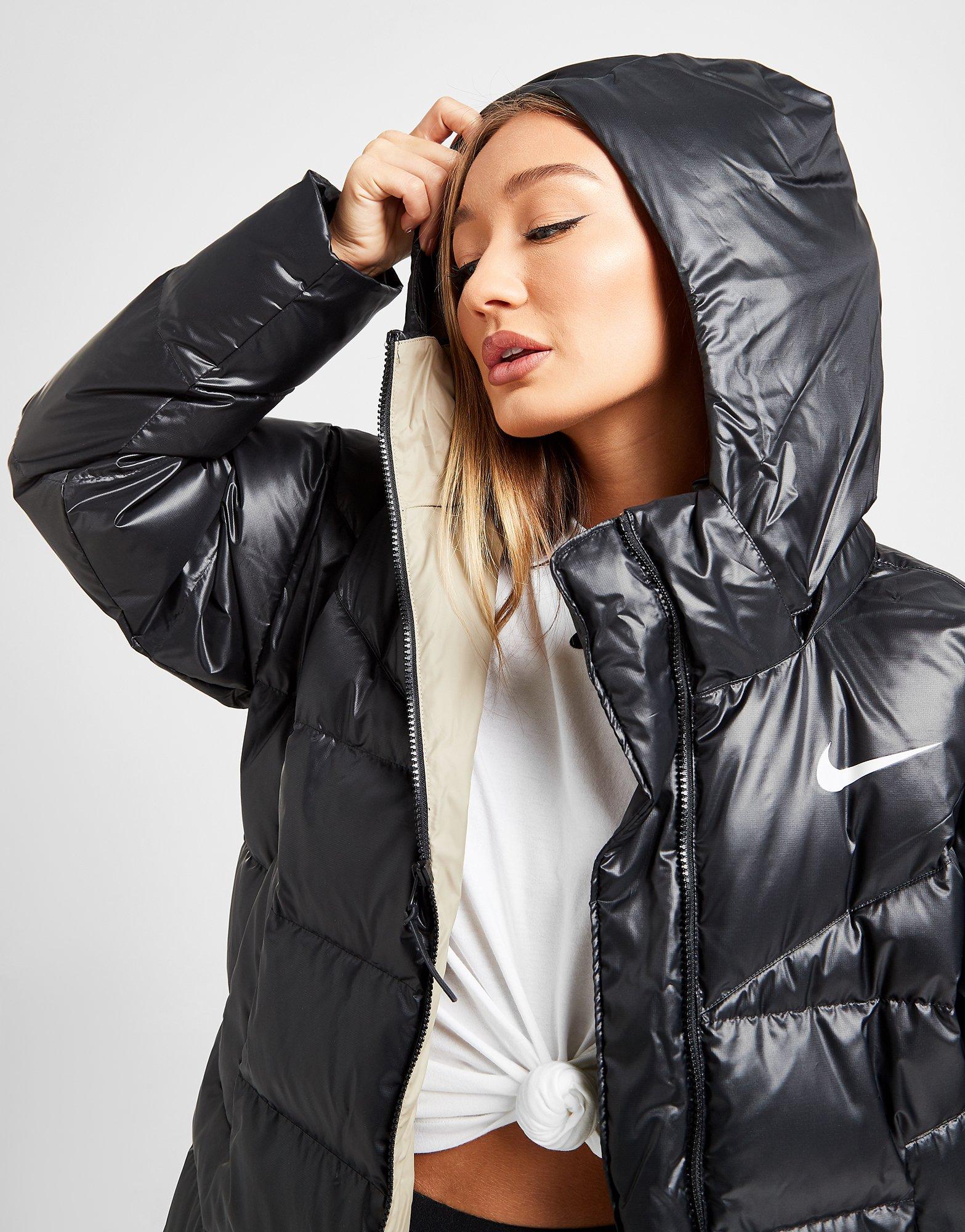 nike swoosh down parka